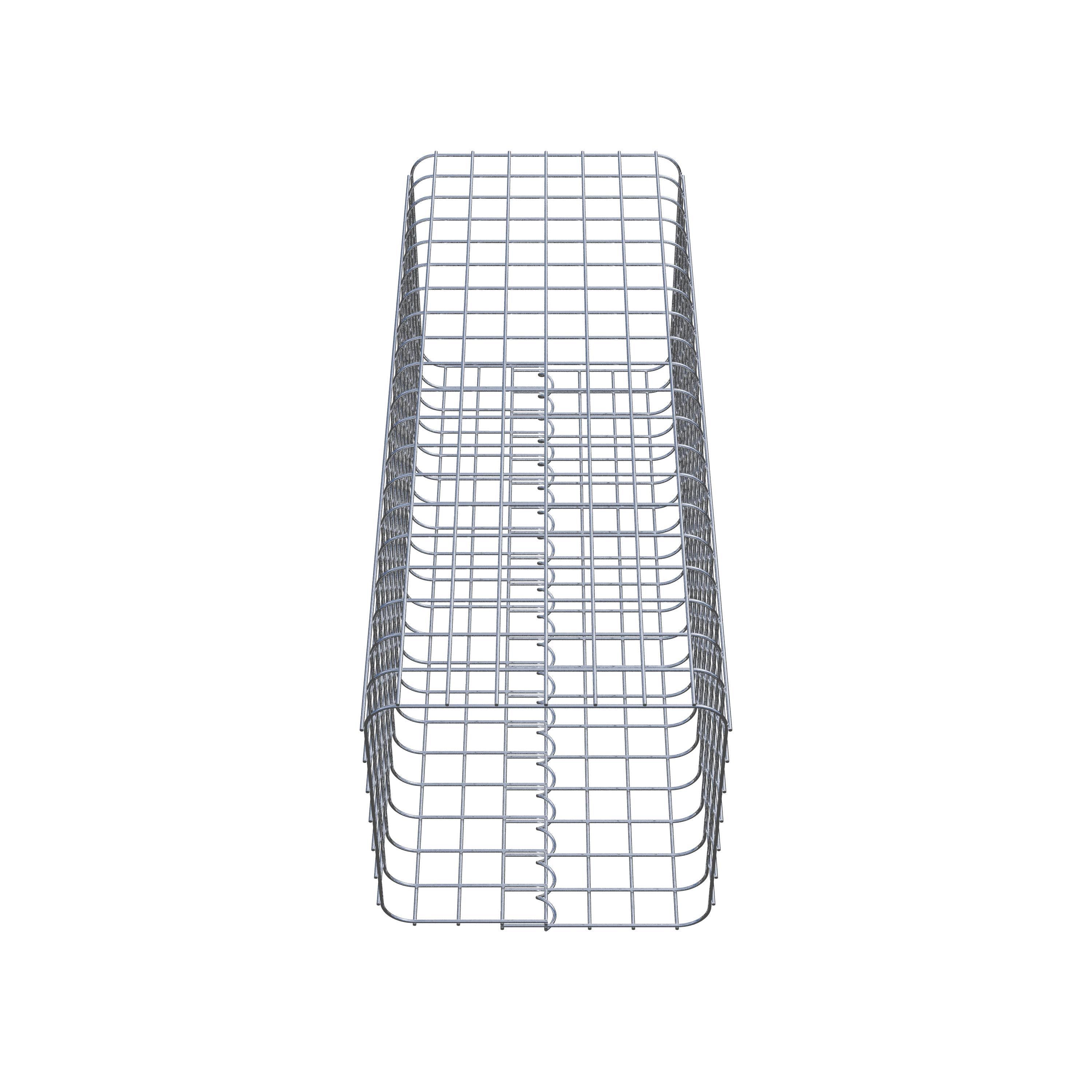 Columna de gaviones 42 x 42 cm MW 5 x 5 cm cuadrado