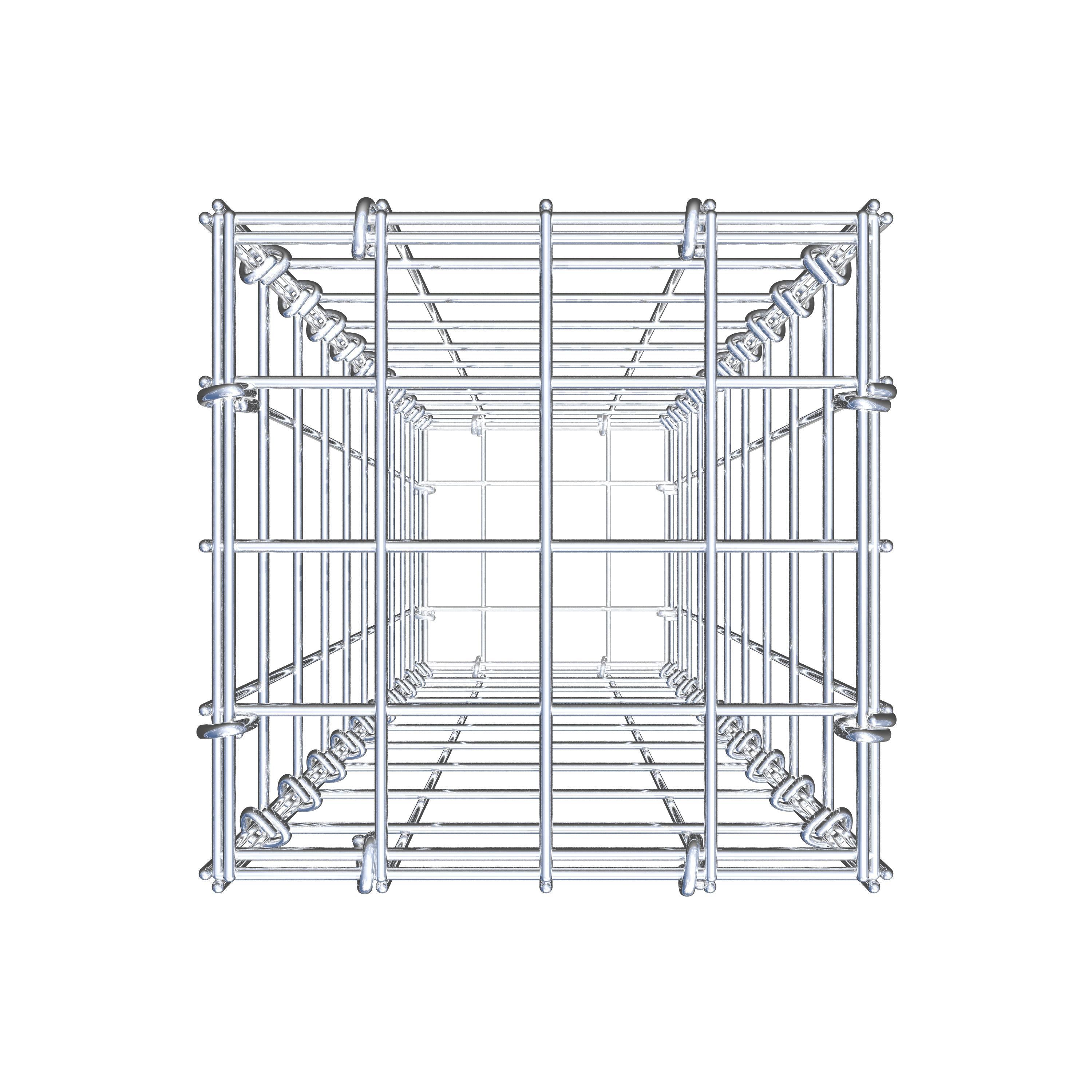 Gabion 100 cm x 20 cm x 20 cm (L x H x D), mesh size 5 cm x 10 cm, C-ring