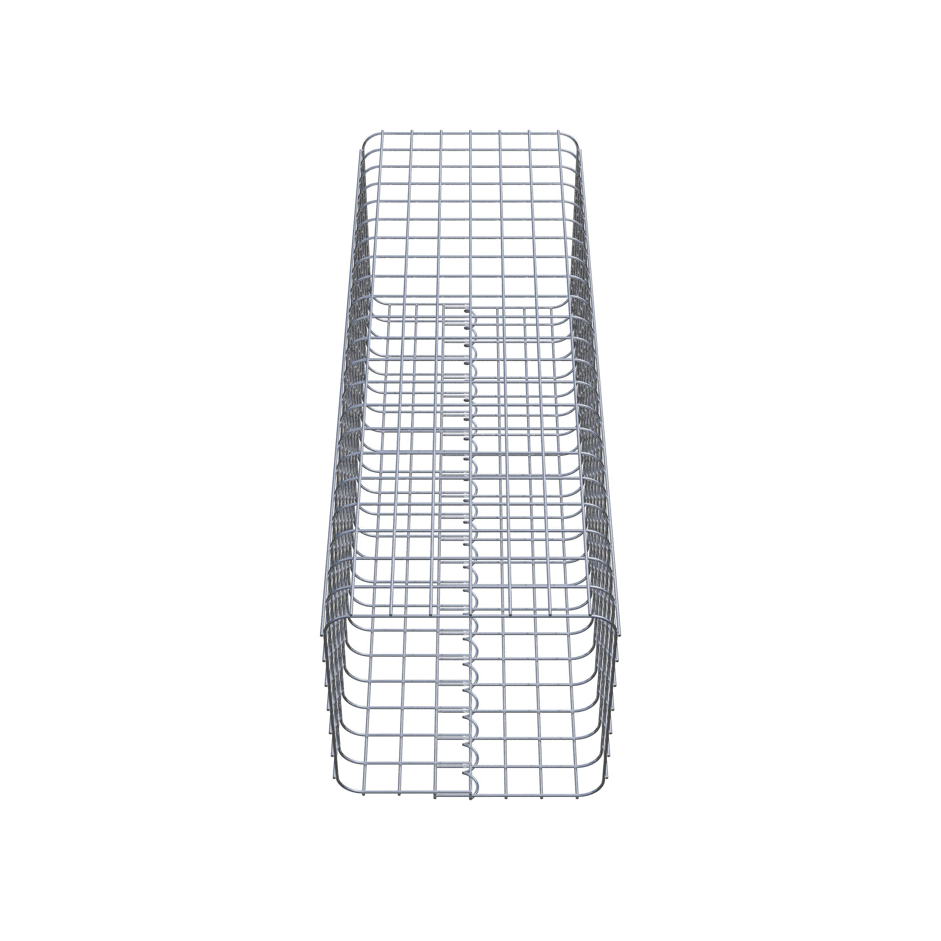 Columna de gaviones 42 x 42 cm MW 5 x 5 cm cuadrado