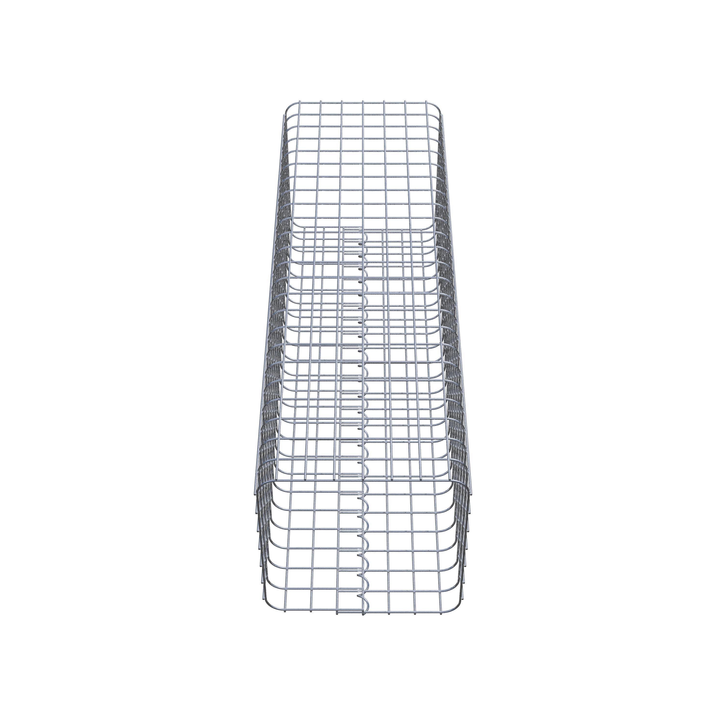 Columna de gaviones 42 x 42 cm MW 5 x 5 cm cuadrado