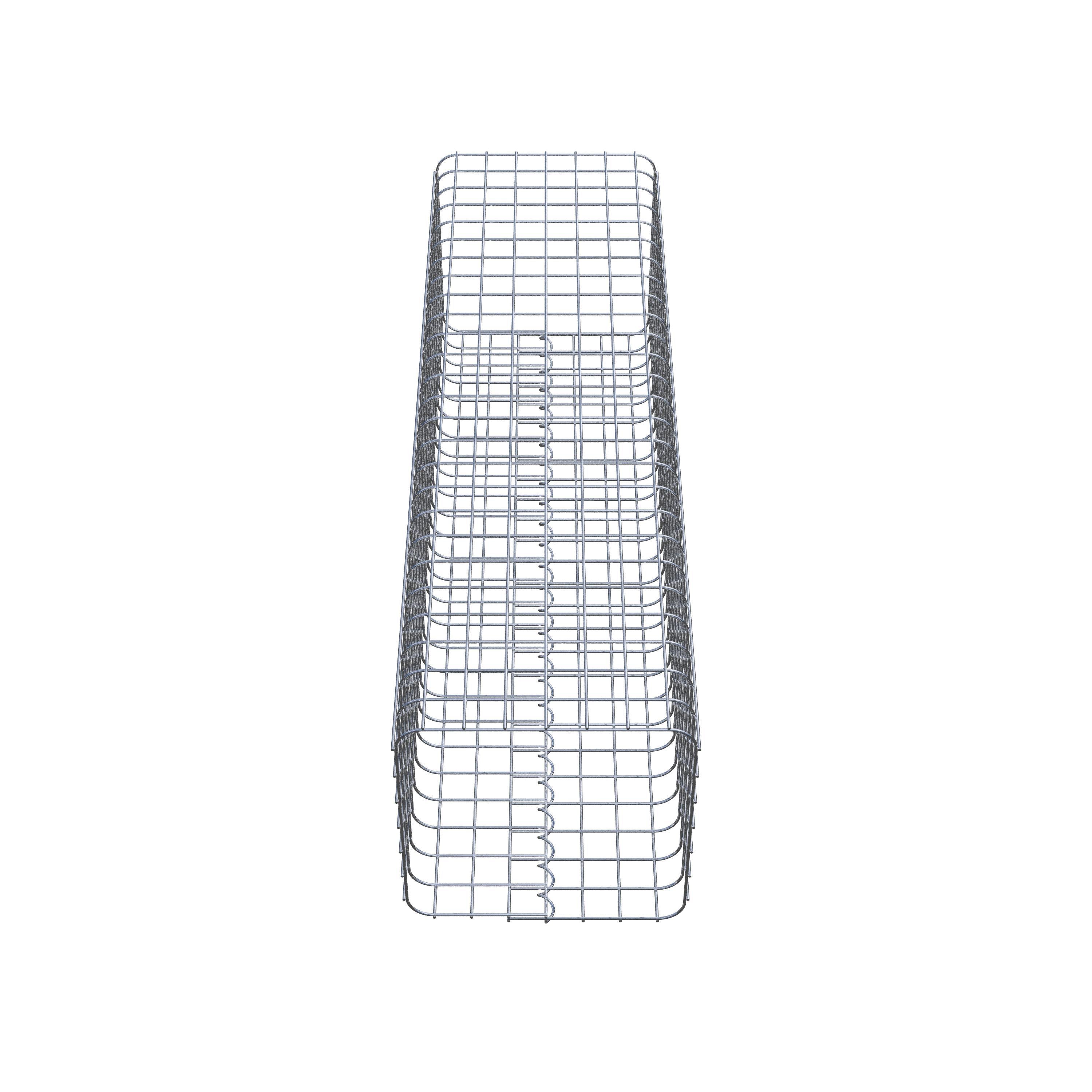 Columna de gaviones 42 x 42 cm MW 5 x 5 cm cuadrado