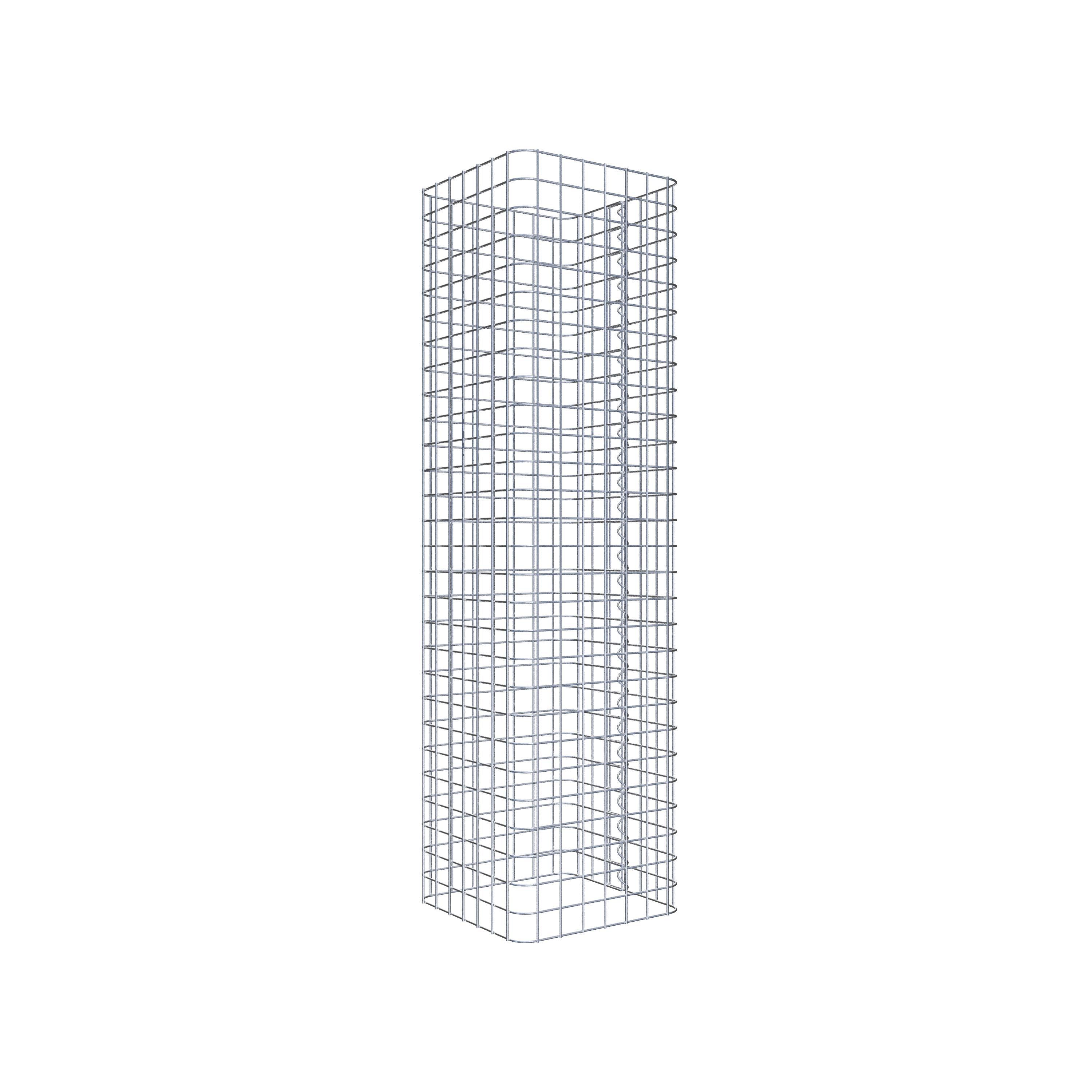 Columna de gaviones 42 x 42 cm MW 5 x 5 cm cuadrado