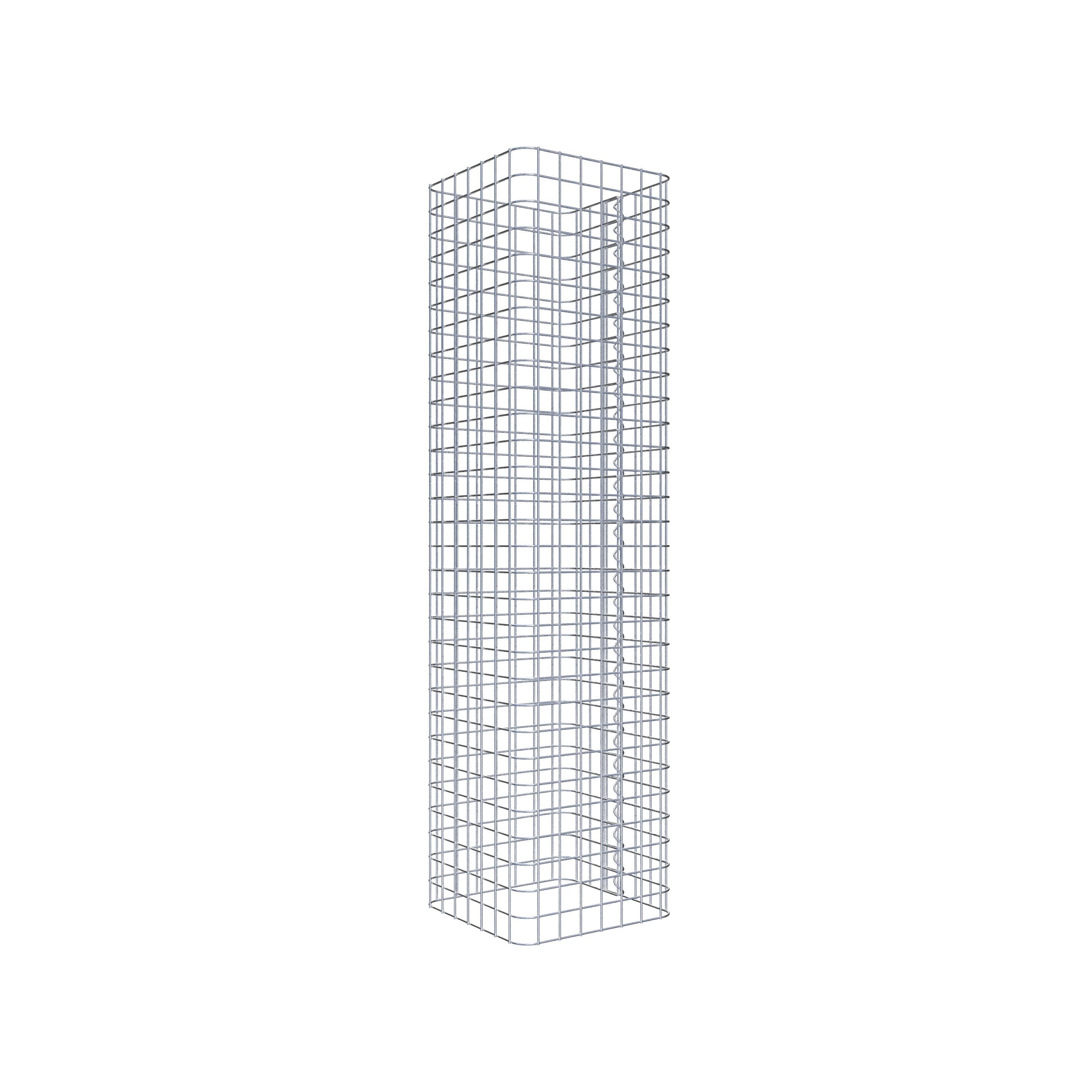 Columna de gaviones 42 x 42 cm MW 5 x 5 cm cuadrado