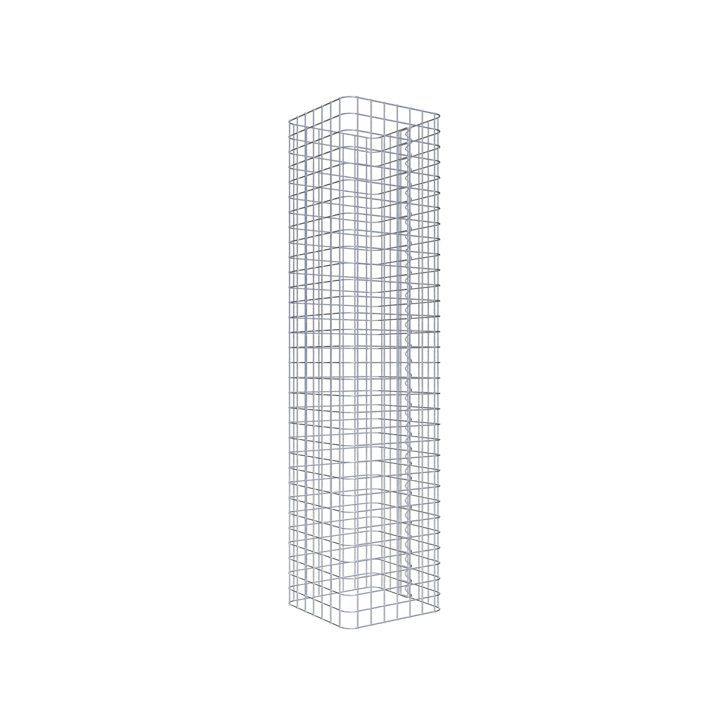 Columna de gaviones 42 x 42 cm MW 5 x 5 cm cuadrado