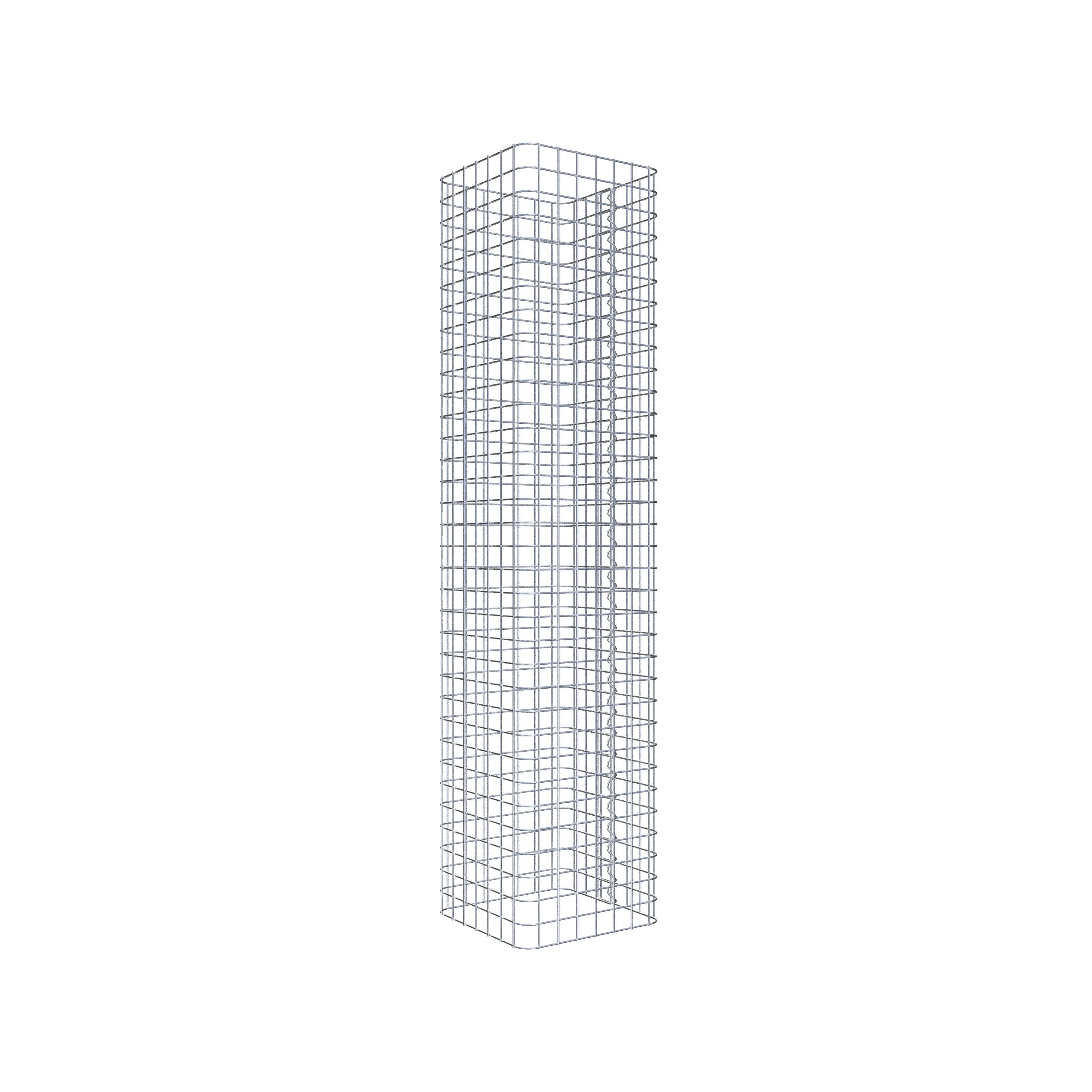 Columna de gaviones 42 x 42 cm MW 5 x 5 cm cuadrado
