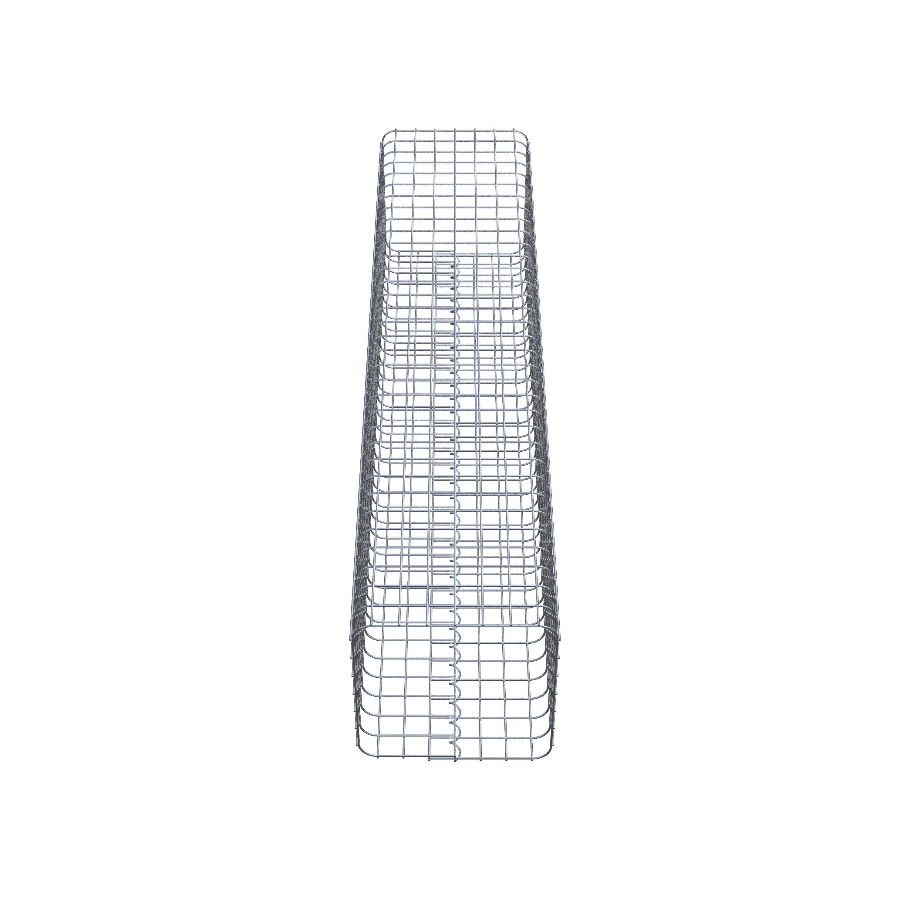 Columna de gaviones 42 x 42 cm MW 5 x 5 cm cuadrado