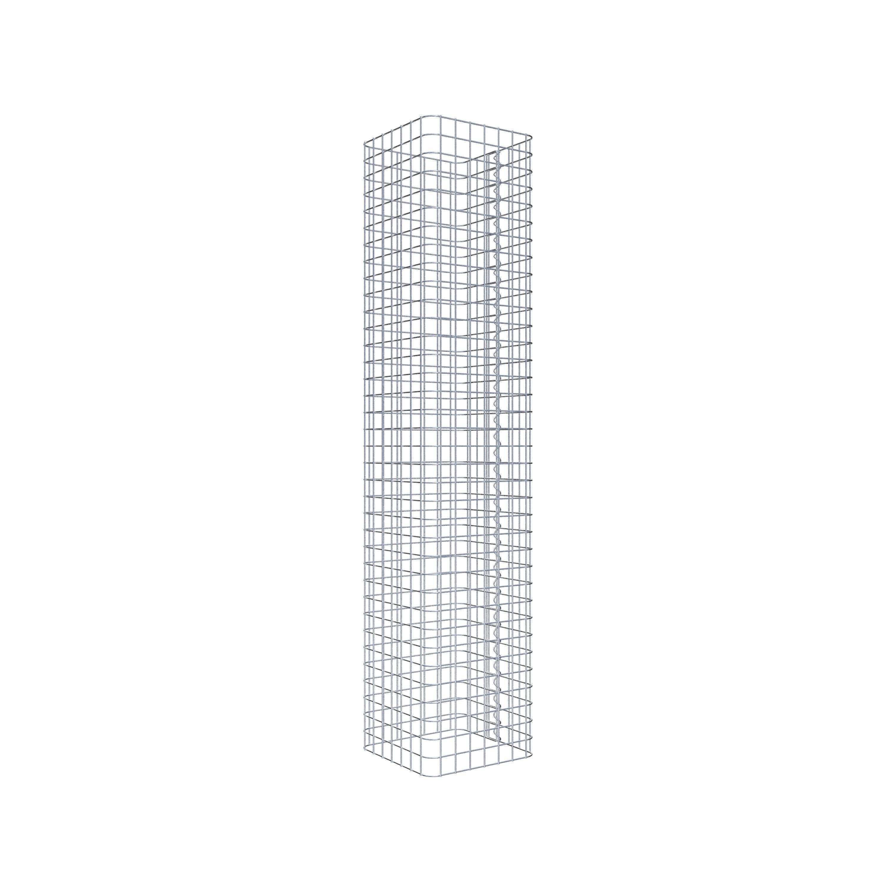 Columna de gaviones 42 x 42 cm MW 5 x 5 cm cuadrado