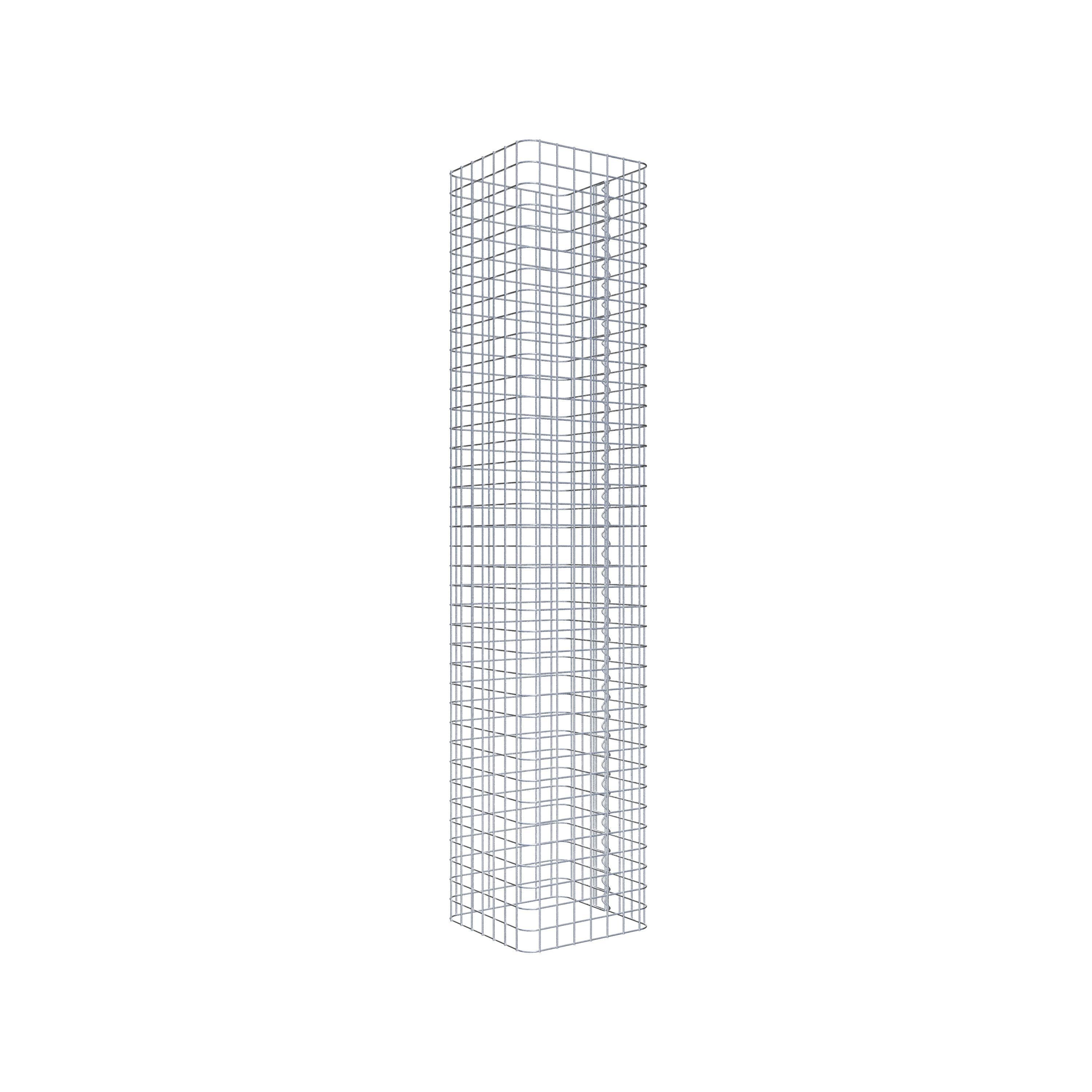 Columna de gaviones 42 x 42 cm MW 5 x 5 cm cuadrado