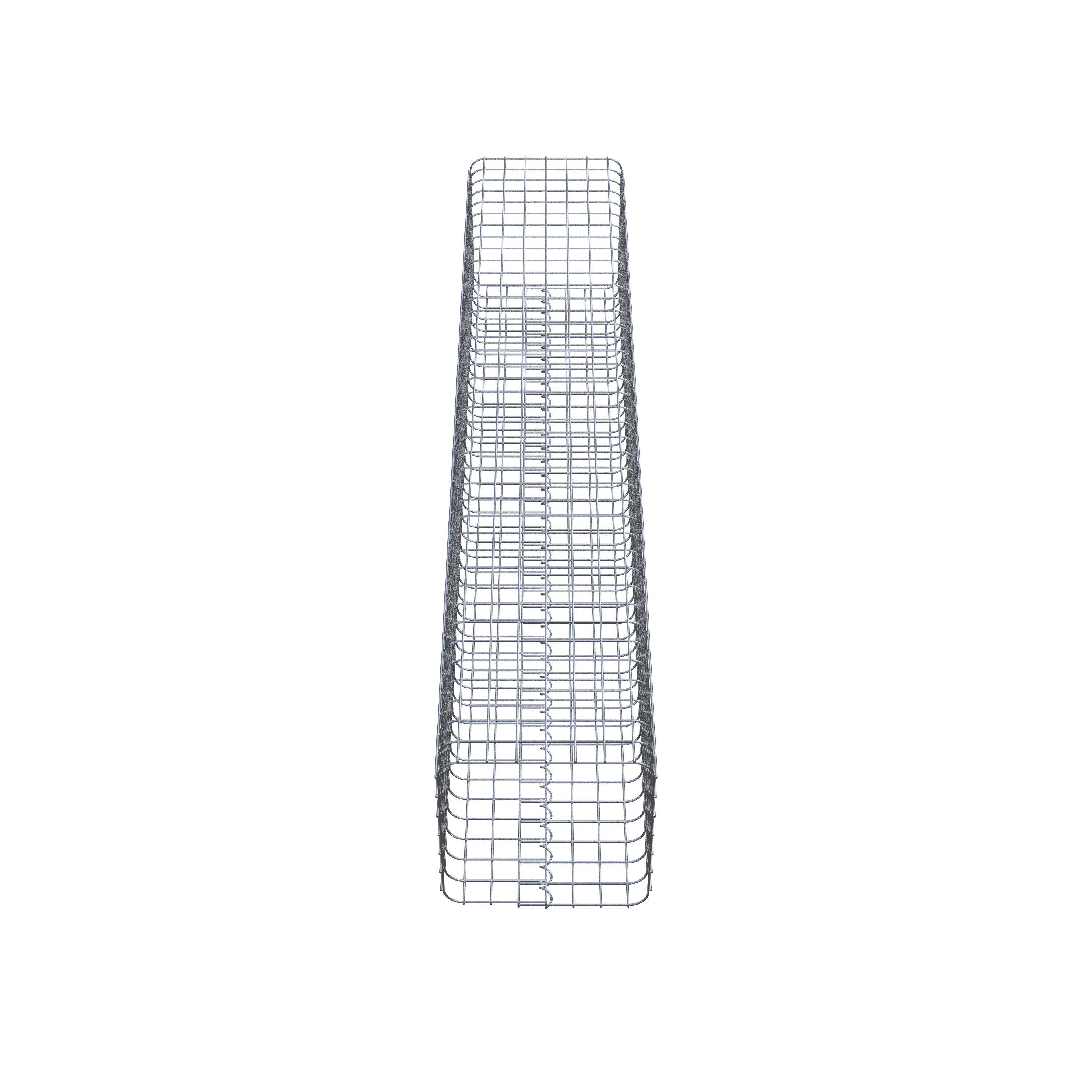 Columna de gaviones 42 x 42 cm MW 5 x 5 cm cuadrado