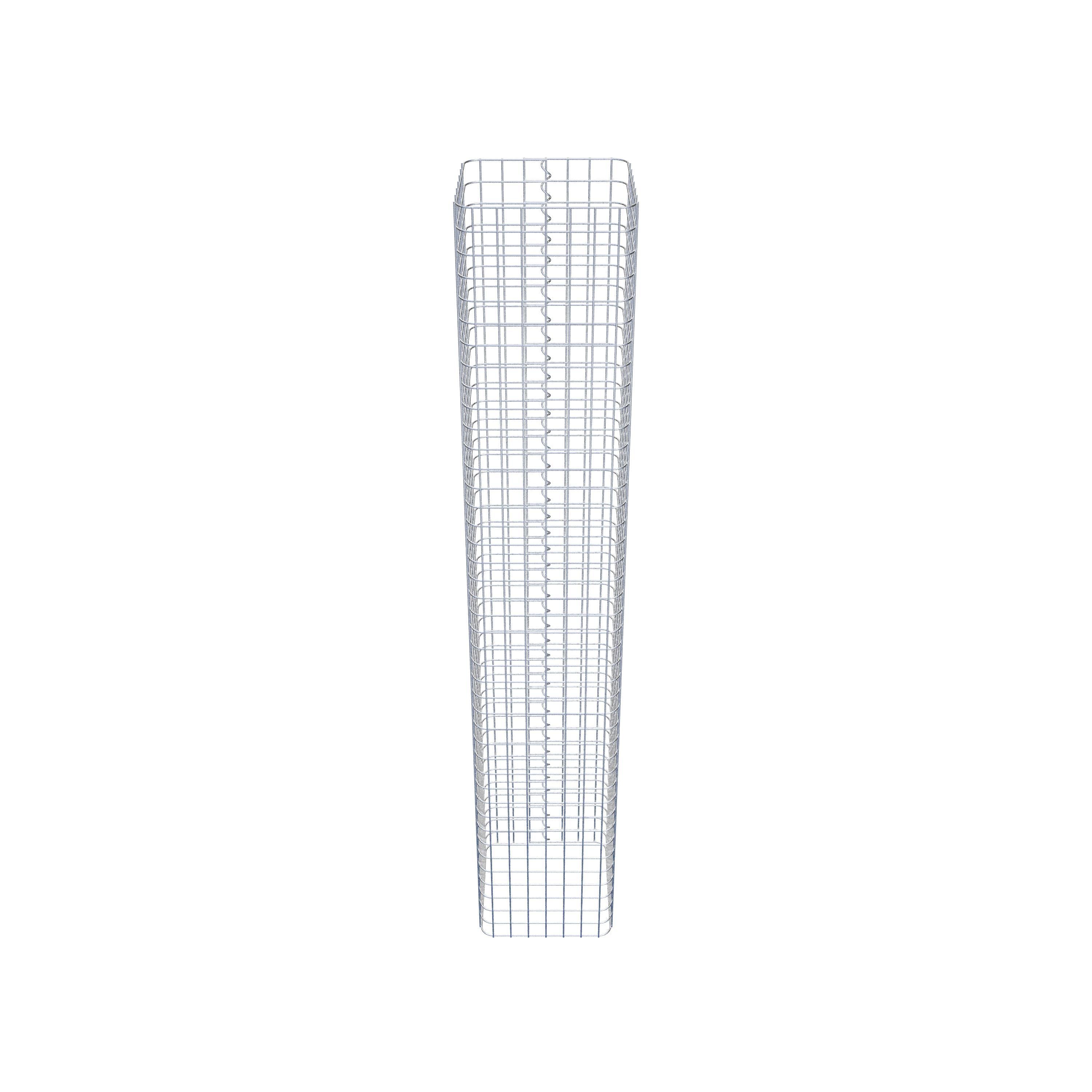 Columna de gaviones 42 x 42 cm MW 5 x 5 cm cuadrado
