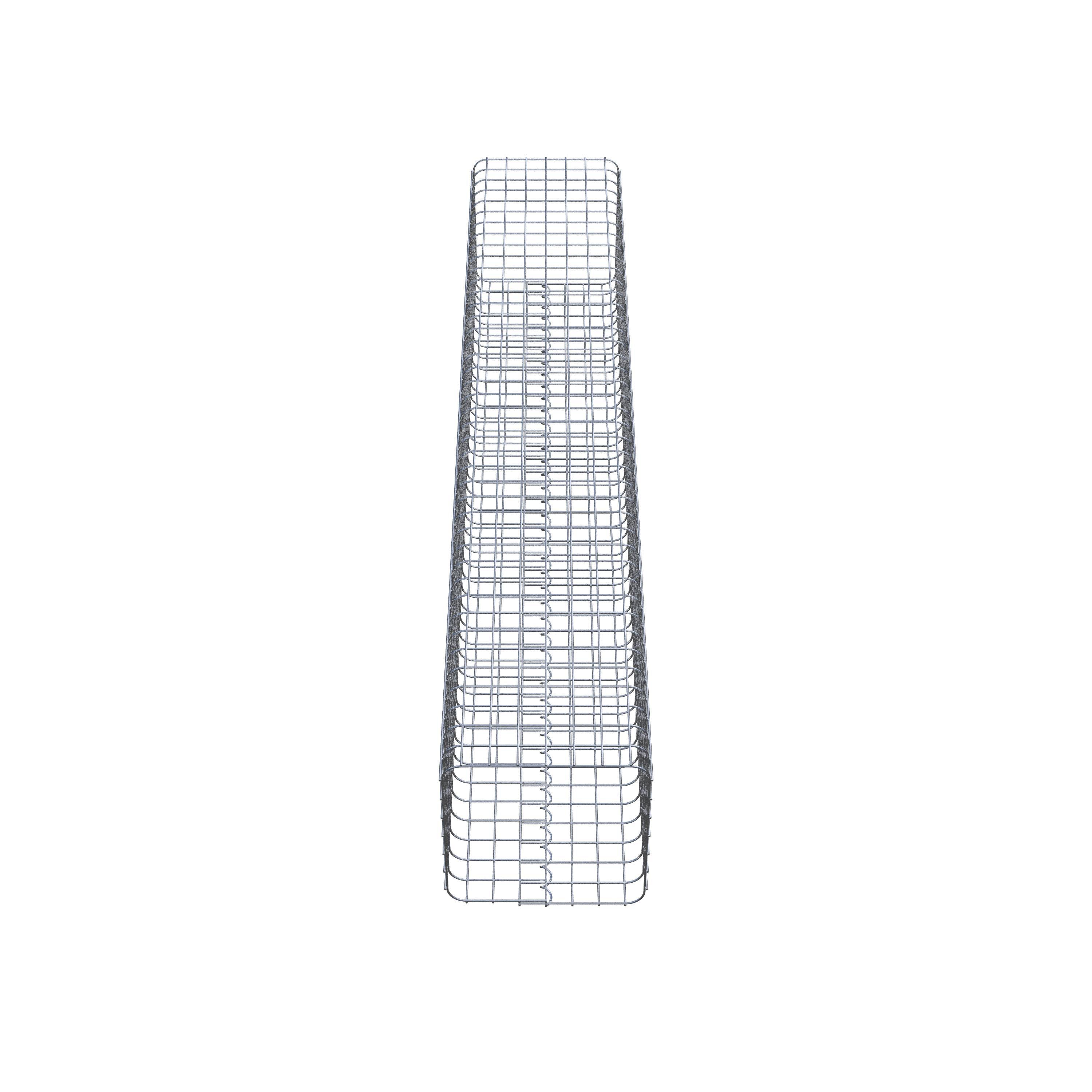 Columna de gaviones 42 x 42 cm MW 5 x 5 cm cuadrado