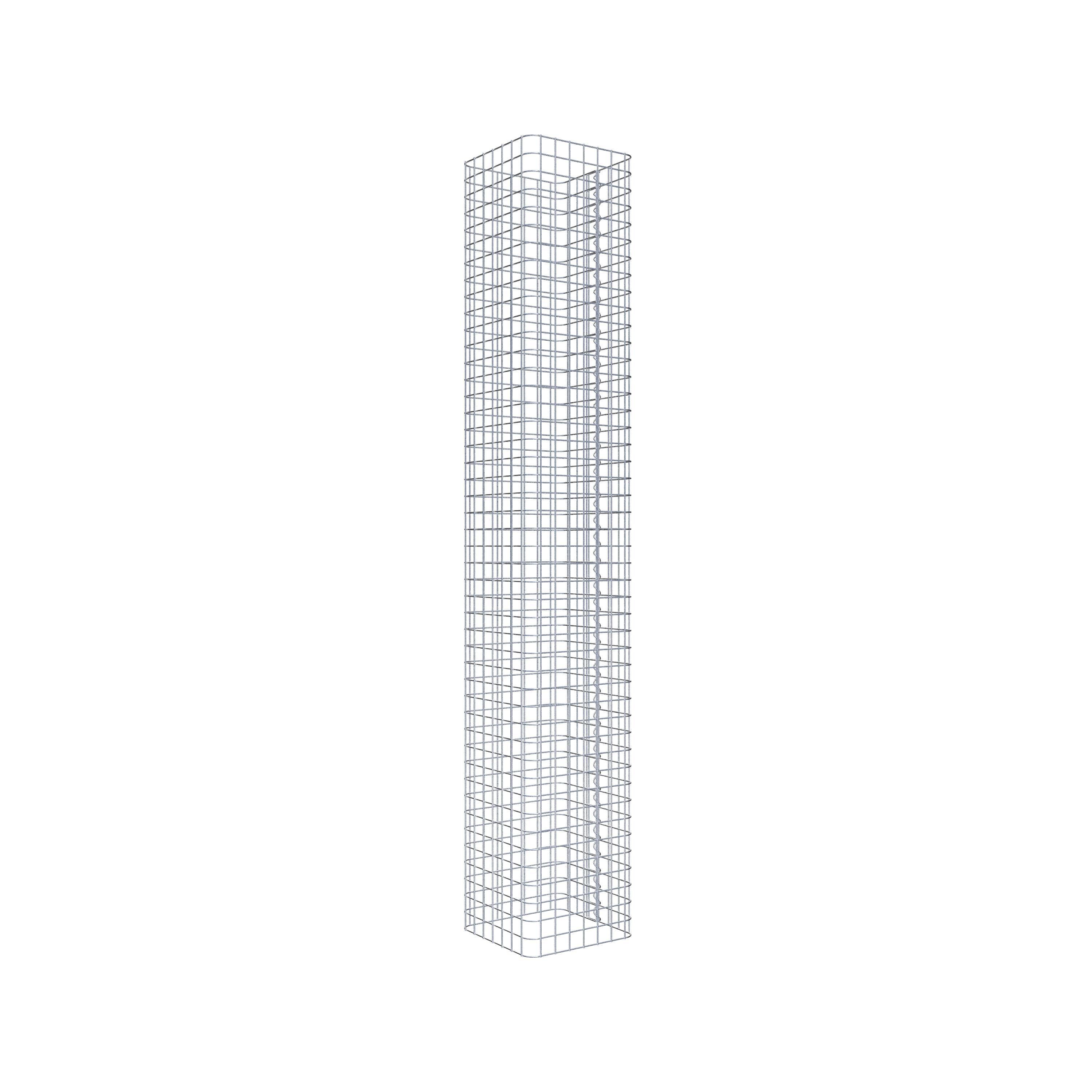 Columna de gaviones 42 x 42 cm MW 5 x 5 cm cuadrado