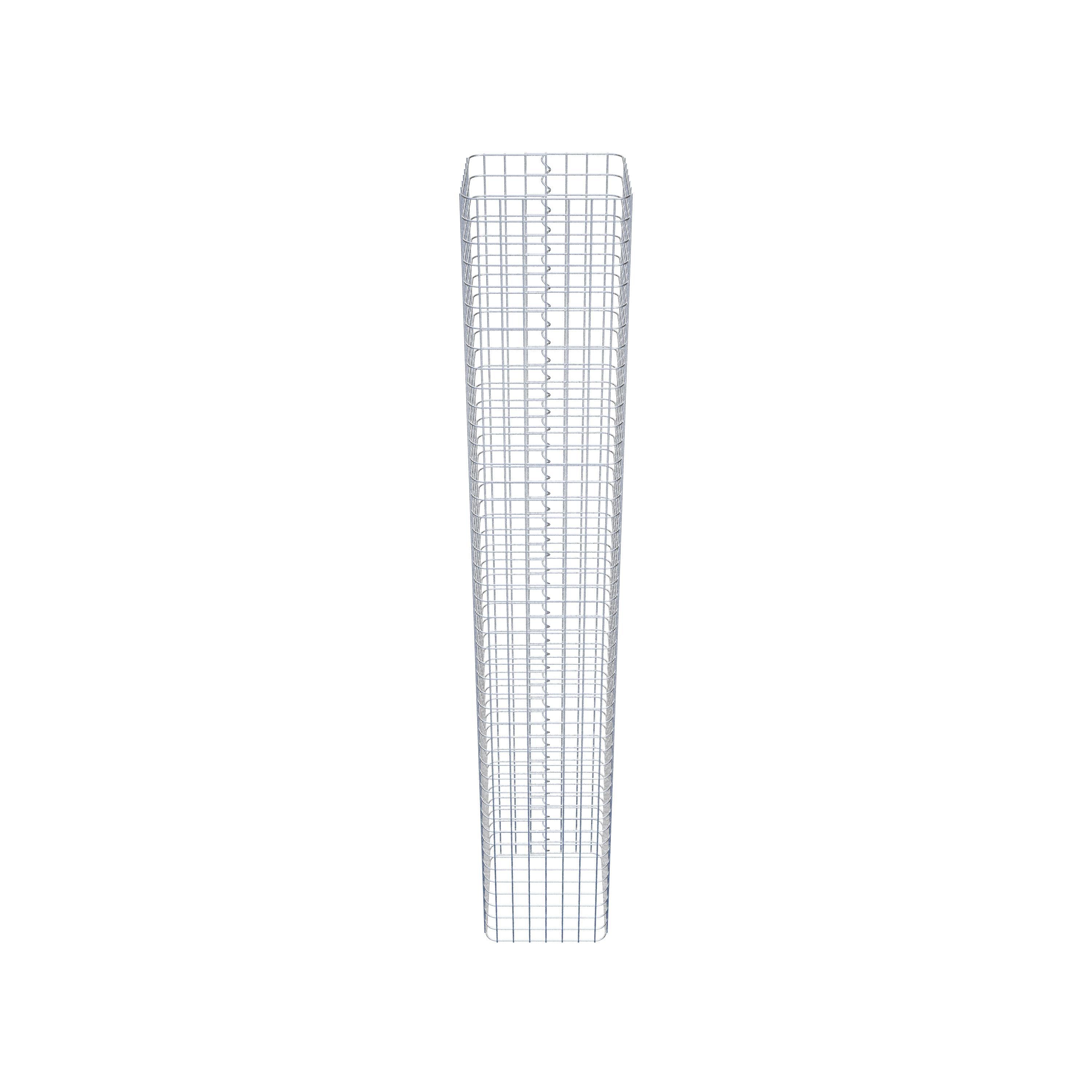 Columna de gaviones 42 x 42 cm MW 5 x 5 cm cuadrado