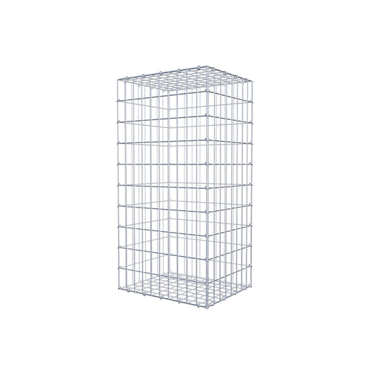 Gabion 100 cm x 40 cm x 50 cm (L x H x P), mailles 5 cm x 10 cm, anneau en C