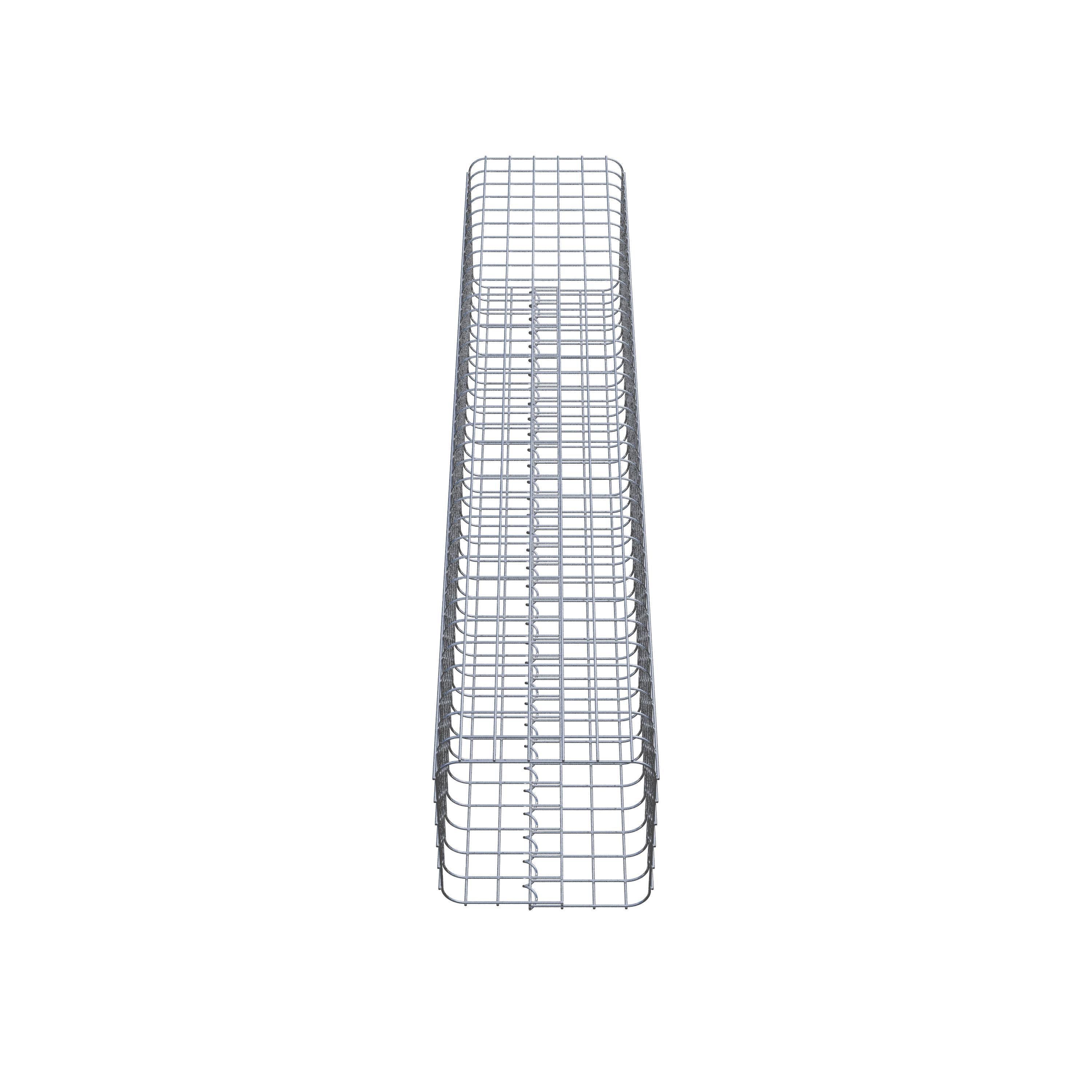 Columna de gaviones 32 x 32 cm MW 5 x 5 cm cuadrado
