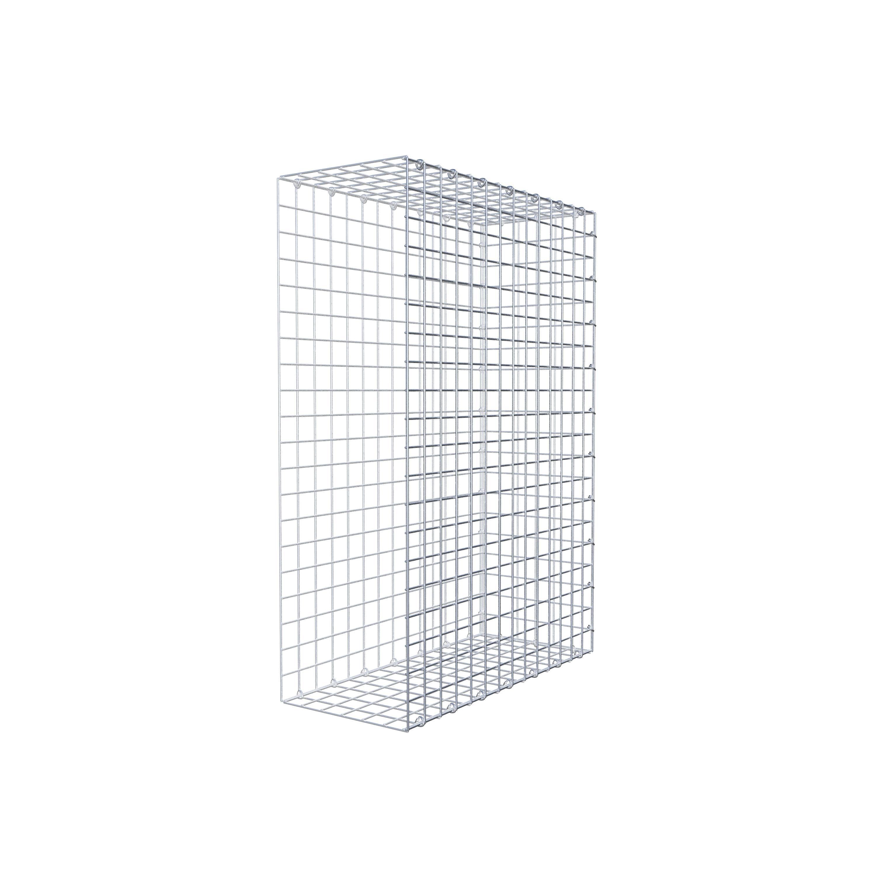 Gabbione aggiuntivo di tipo 2 100 cm x 70 cm x 30 cm (L x H x P), maglia 5 cm x 5 cm, anello a C