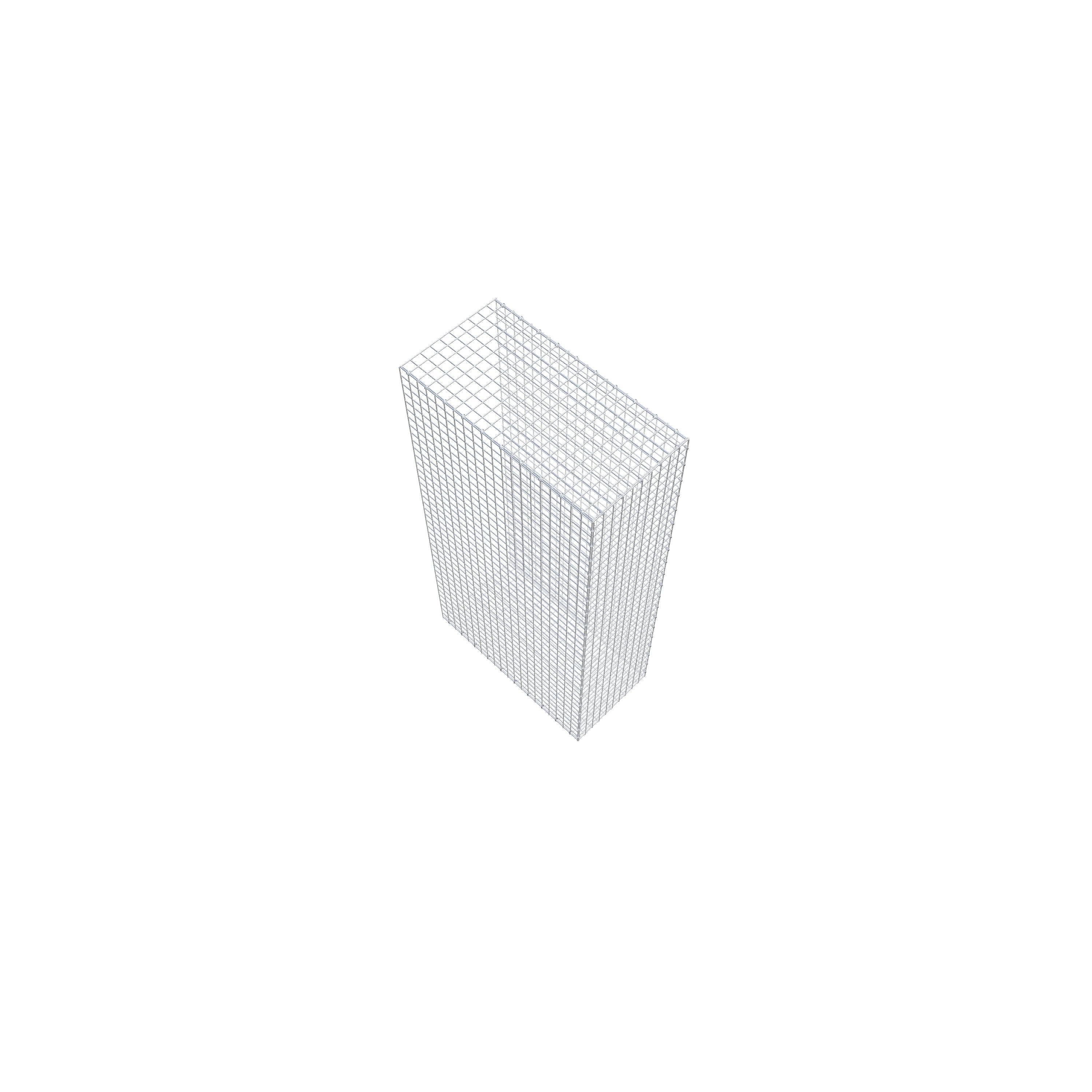 Fästbar gabion typ 2 200 cm x 100 cm x 50 cm (L x H x D), maskstorlek 5 cm x 5 cm, C-ring