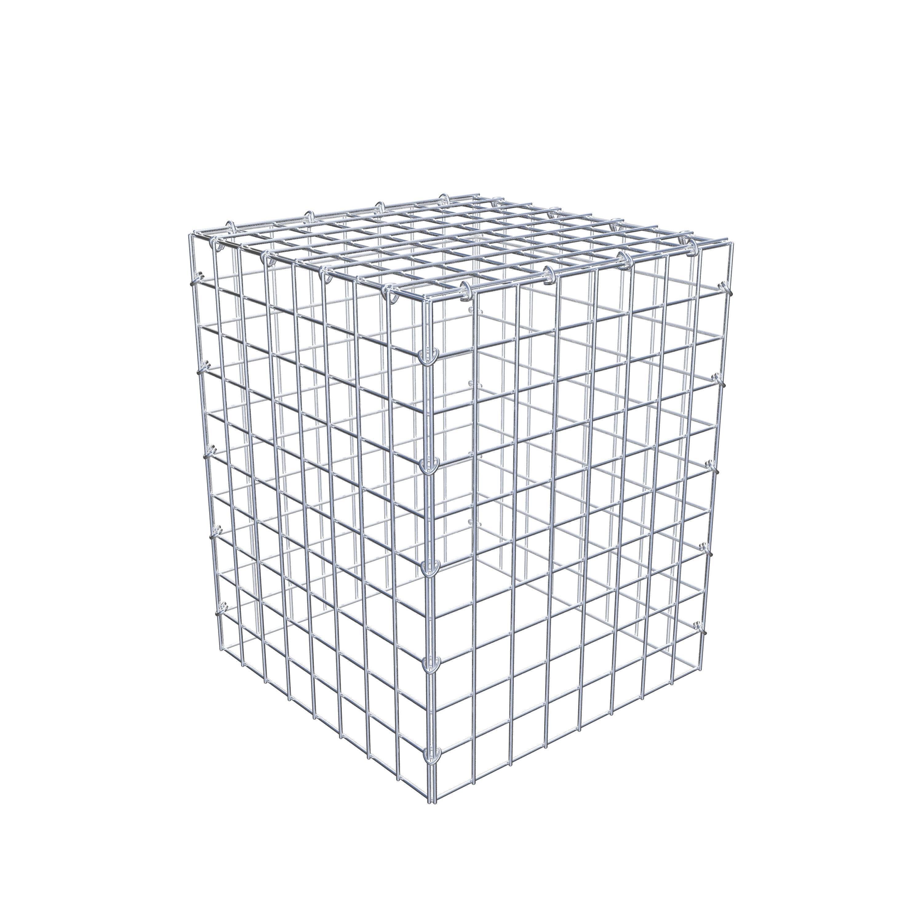 Monteret gabion type 3 50 cm x 40 cm x 40 cm (L x H x D), maskestørrelse 5 cm x 5 cm, C-ring