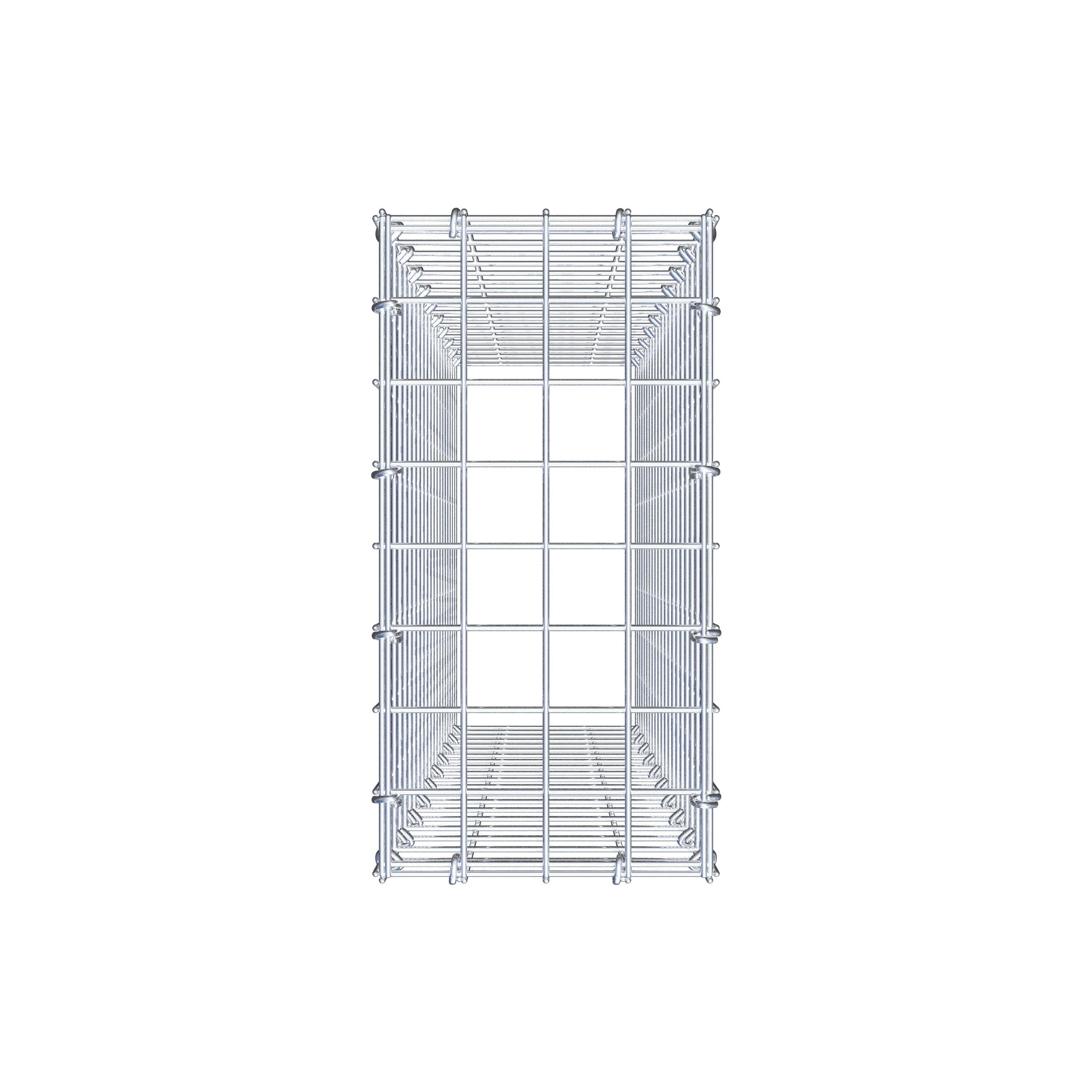 Mounted gabion type 3 100 cm x 20 cm x 40 cm (L x H x D), mesh size 5 cm x 5 cm, C-ring