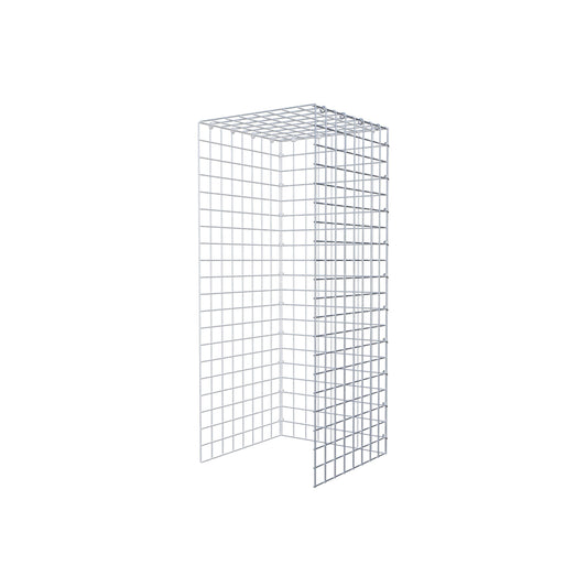 Extra gabion typ 4 100 cm x 40 cm x 40 cm (L x H x D), maskstorlek 5 cm x 5 cm, C-ring