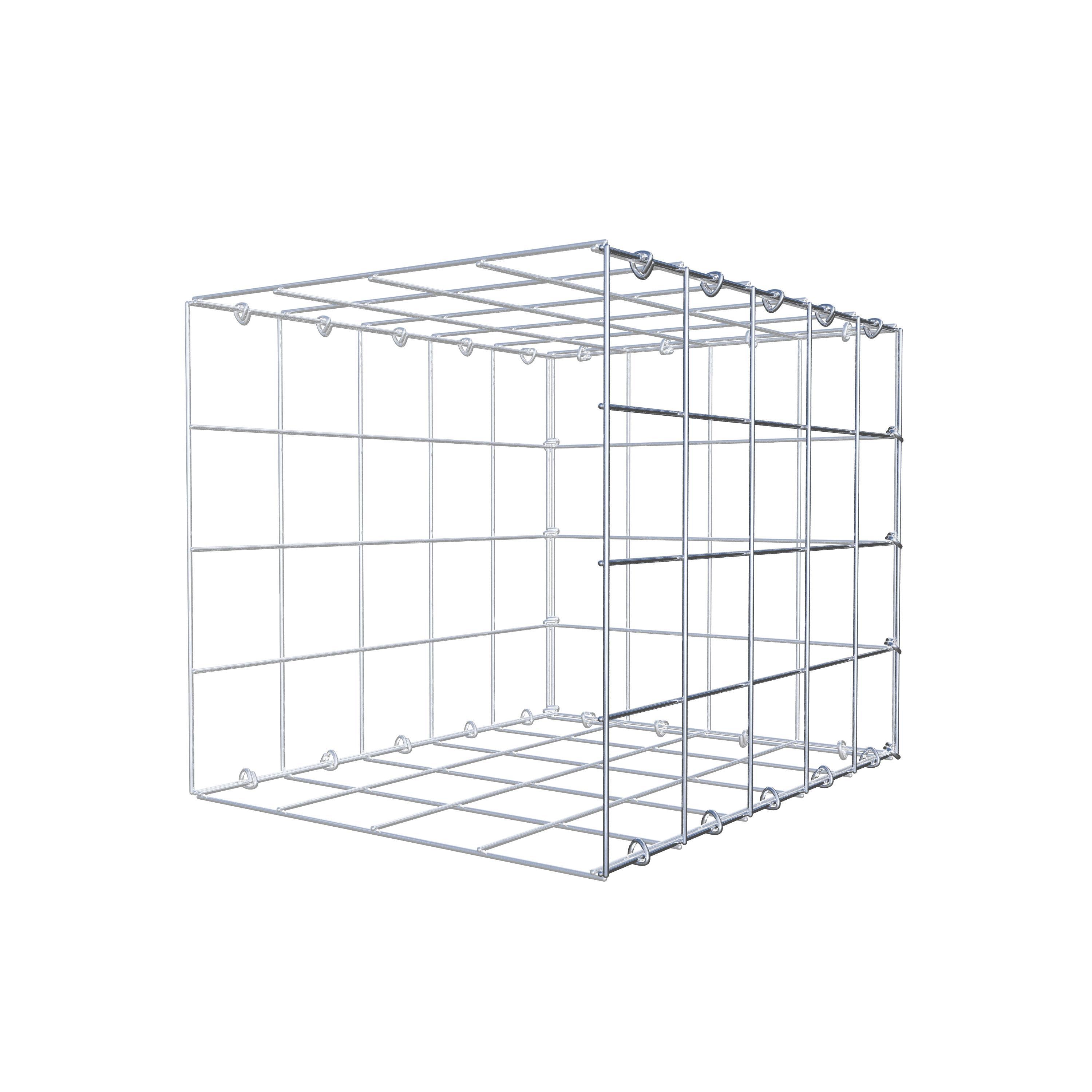 Fourche rapportée type 2 50 cm x 40 cm x 40 cm (L x H x P), mailles 10 cm x 10 cm, anneau C