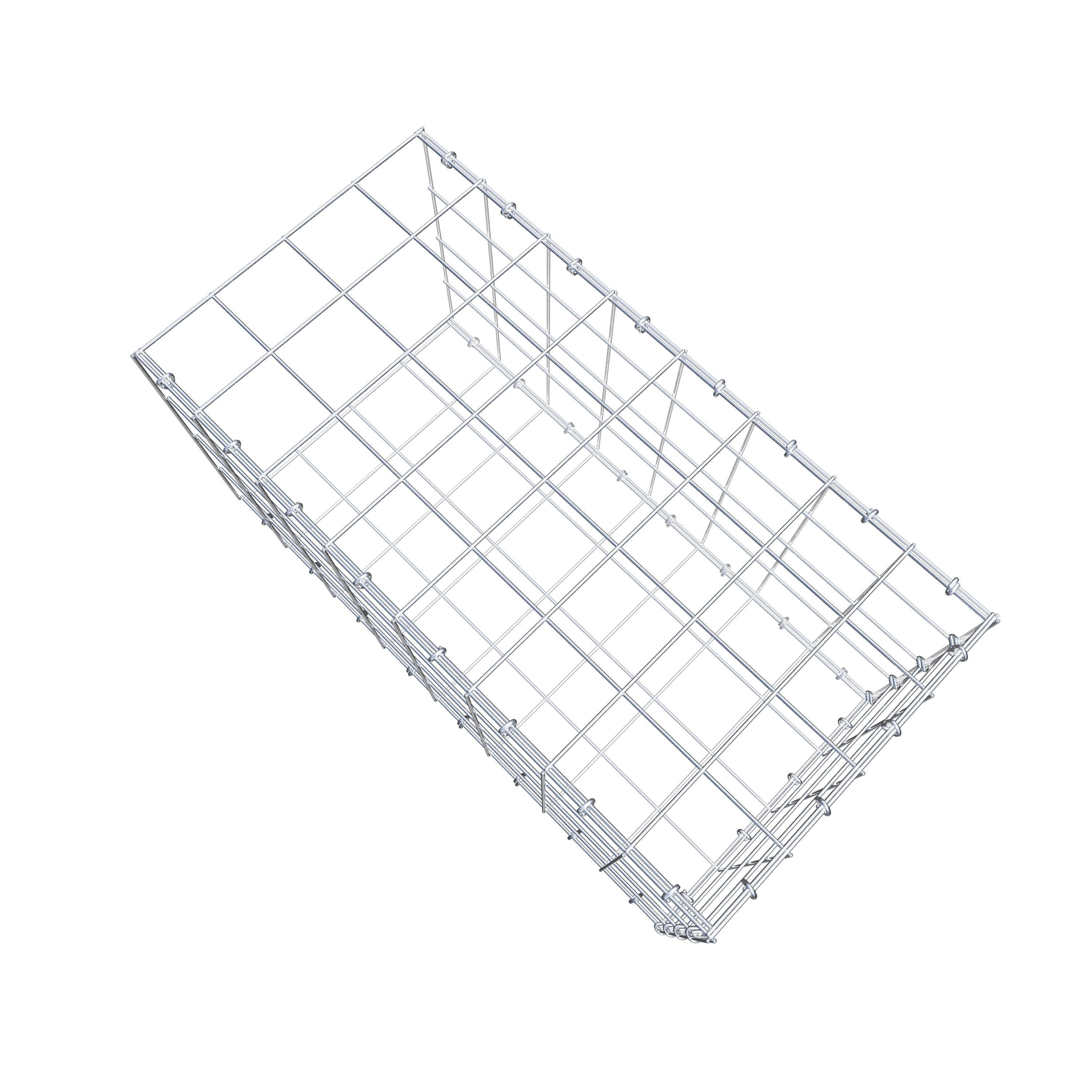 Pile aggiuntivo tipo 2 80 cm x 40 cm x 40 cm (L x H x P), maglia 10 cm x 10 cm, anello a C