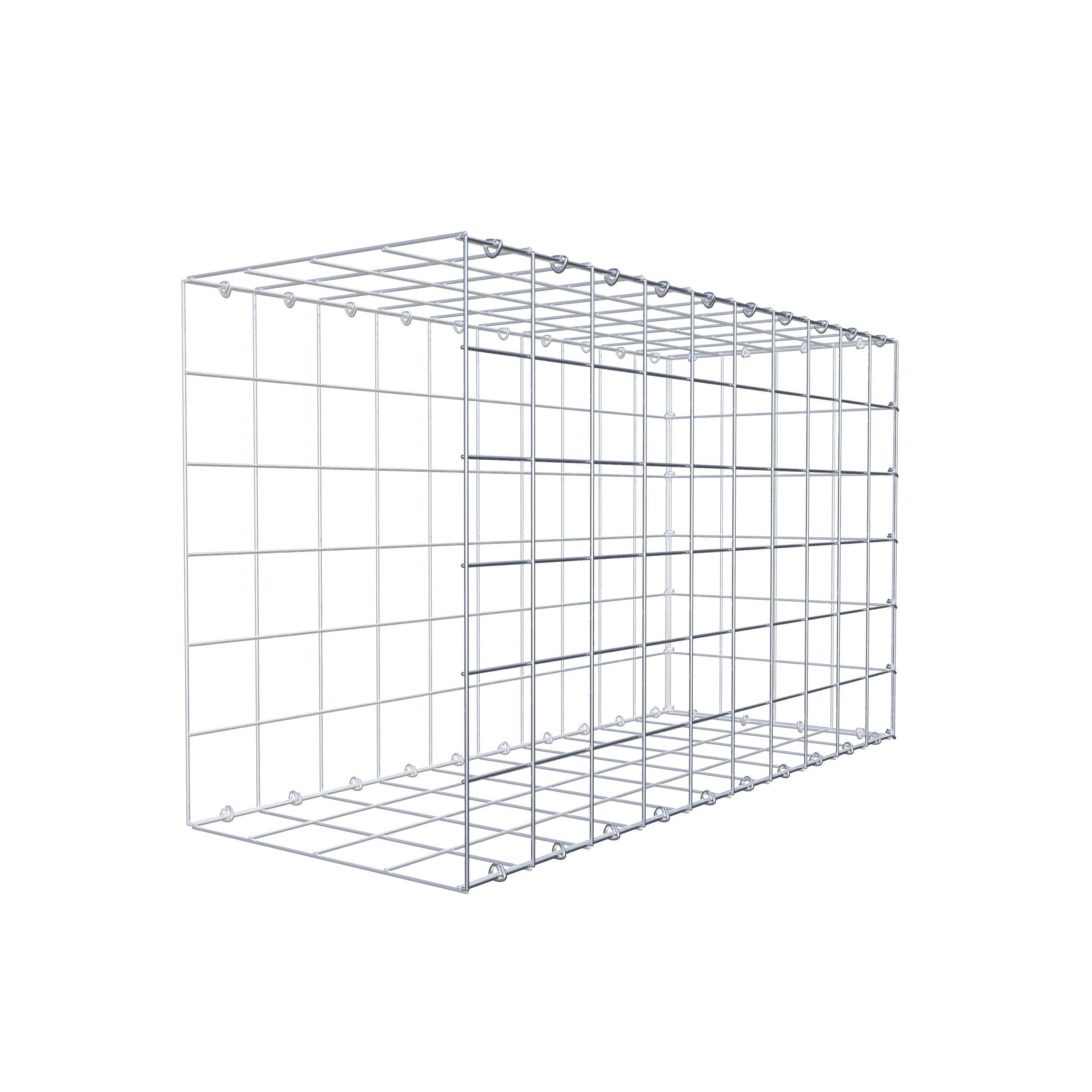 Anbaugabione Typ 2 100 cm x 60 cm x 40 cm (L x H x T), Maschenweite 10 cm x 10 cm, C-Ring