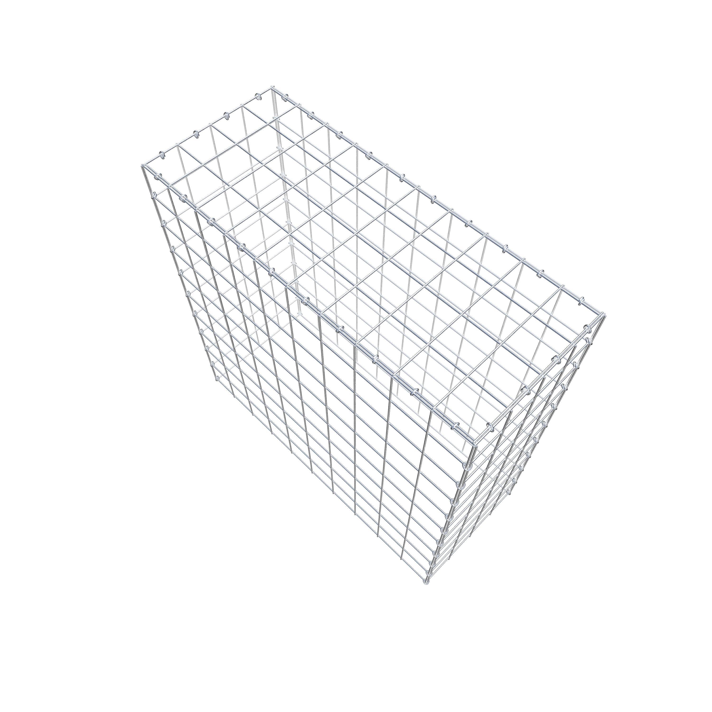 Gavión complementario de tipo 3 100 cm x 100 cm x 40 cm (L x A x P), malla 10 cm x 10 cm, anillo en C
