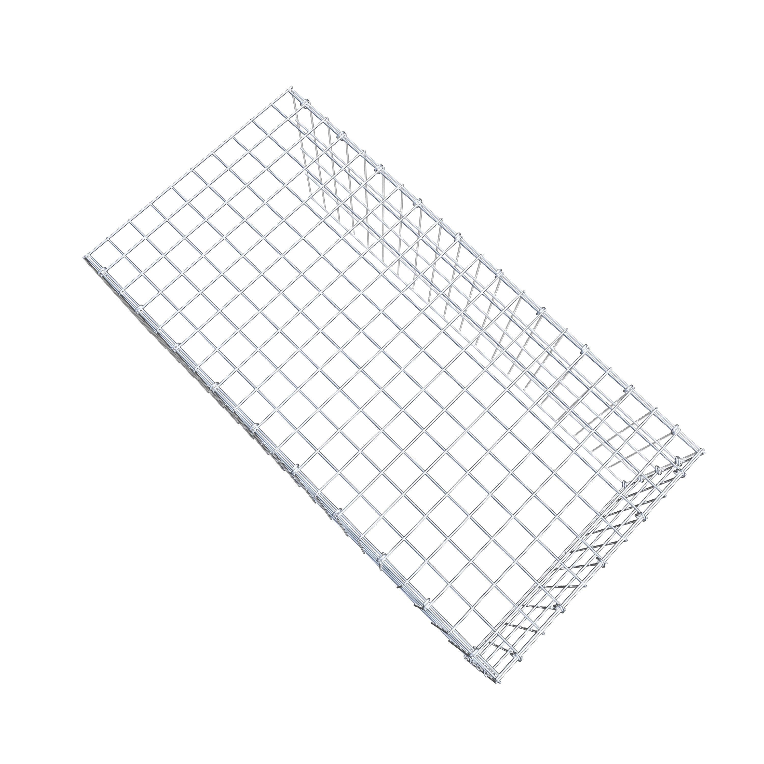 Fourche rapportée type 4 100 cm x 40 cm x 50 cm (L x H x P), mailles 5 cm x 10 cm, anneau C