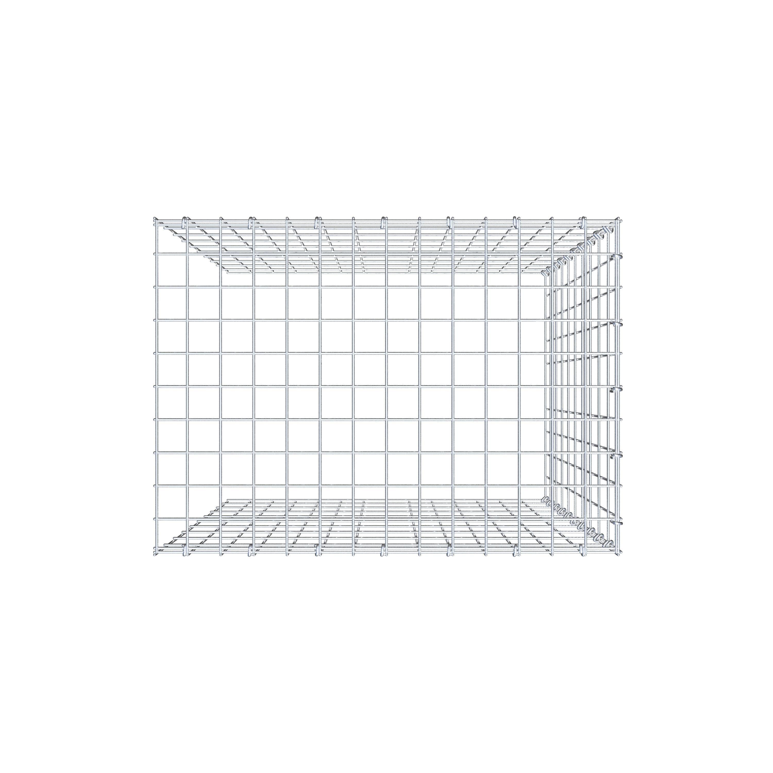 Pile aggiuntivo tipo 4 100 cm x 70 cm x 50 cm (L x H x P), maglia 5 cm x 10 cm, anello a C