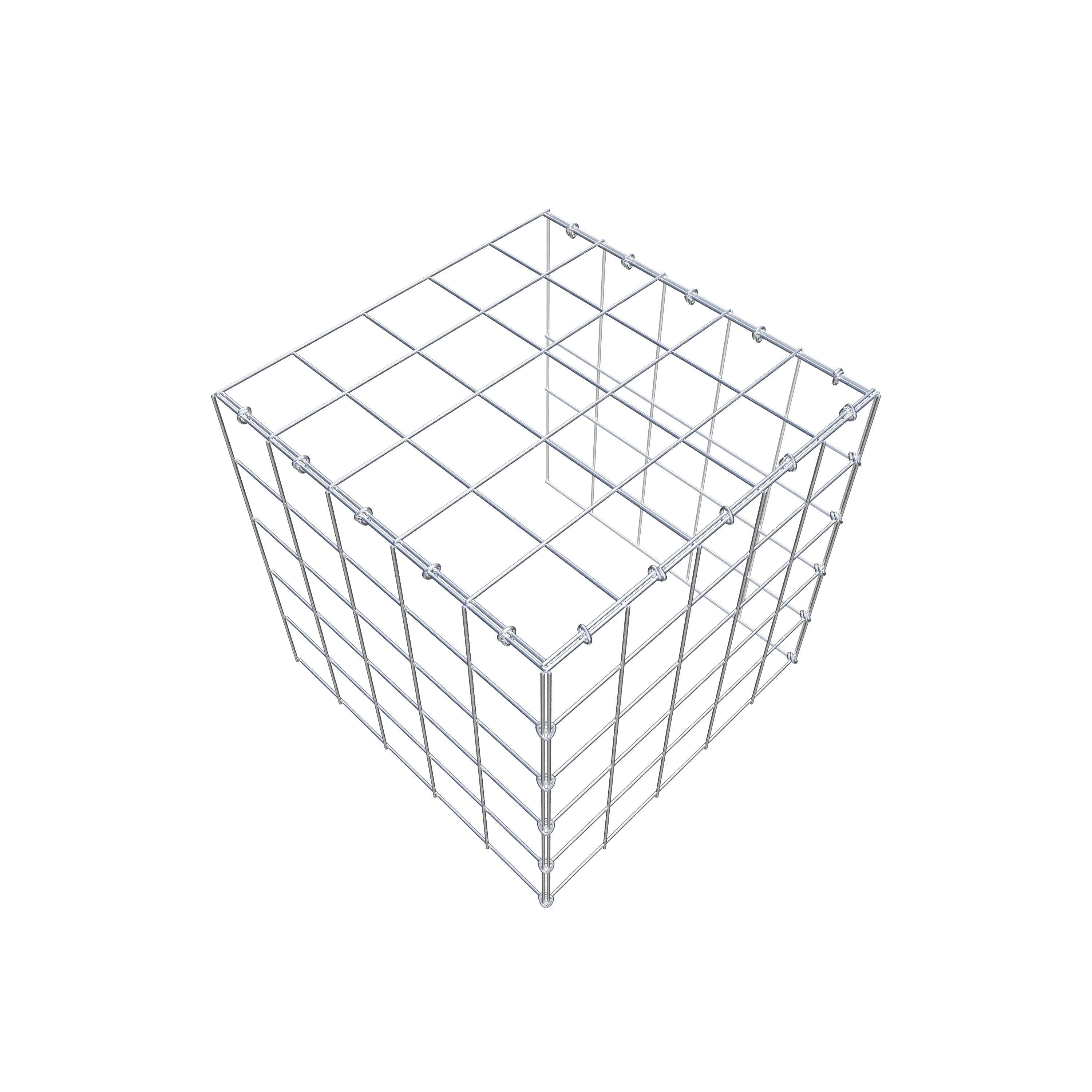 Gavión adicional tipo 4 50 cm x 50 cm x 50 cm (L x A x P), malla 10 cm x 10 cm, anillo en C