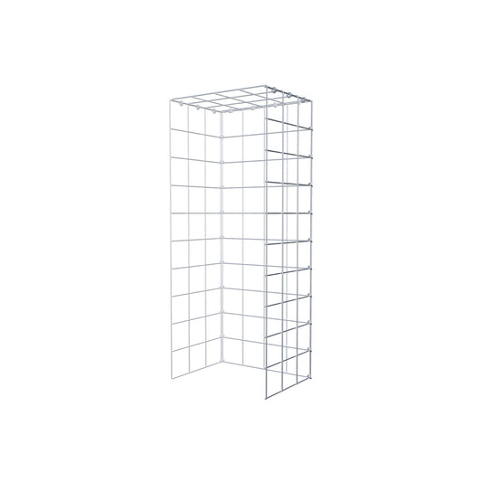 Gabião Tipo 4 100 cm x 30 cm x 40 cm (C x A x P), malhagem 10 cm x 10 cm, anel C