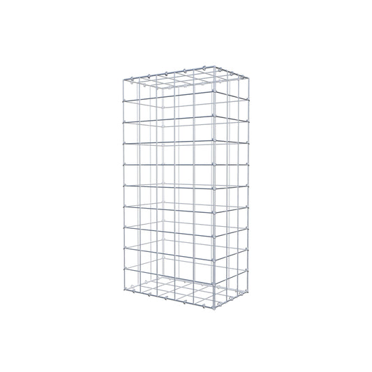 Gabion 100 cm x 30 cm x 50 cm (L x H x P), mailles 10 cm x 10 cm, anneau en C