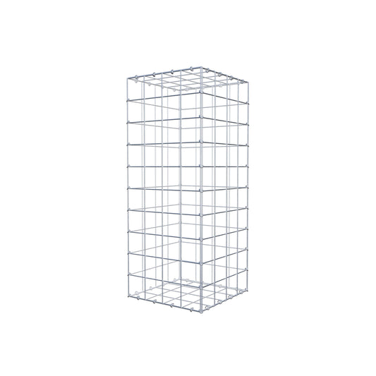 Gabion 100 cm x 40 cm x 40 cm (L x H x P), mailles 10 cm x 10 cm, anneau en C