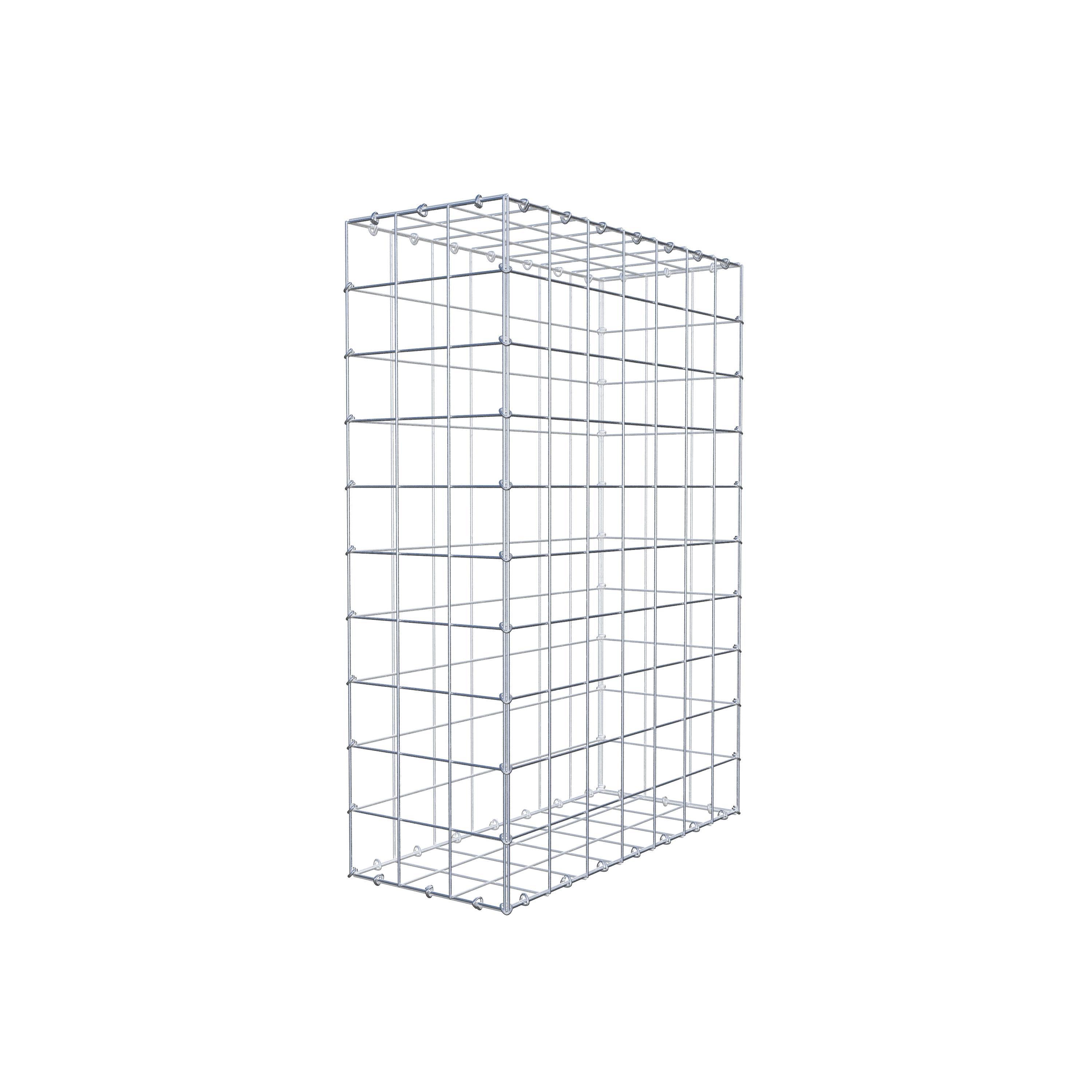 Schanskorf 100 cm x 70 cm x 30 cm (L x H x D), maaswijdte 10 cm x 10 cm, C-ring