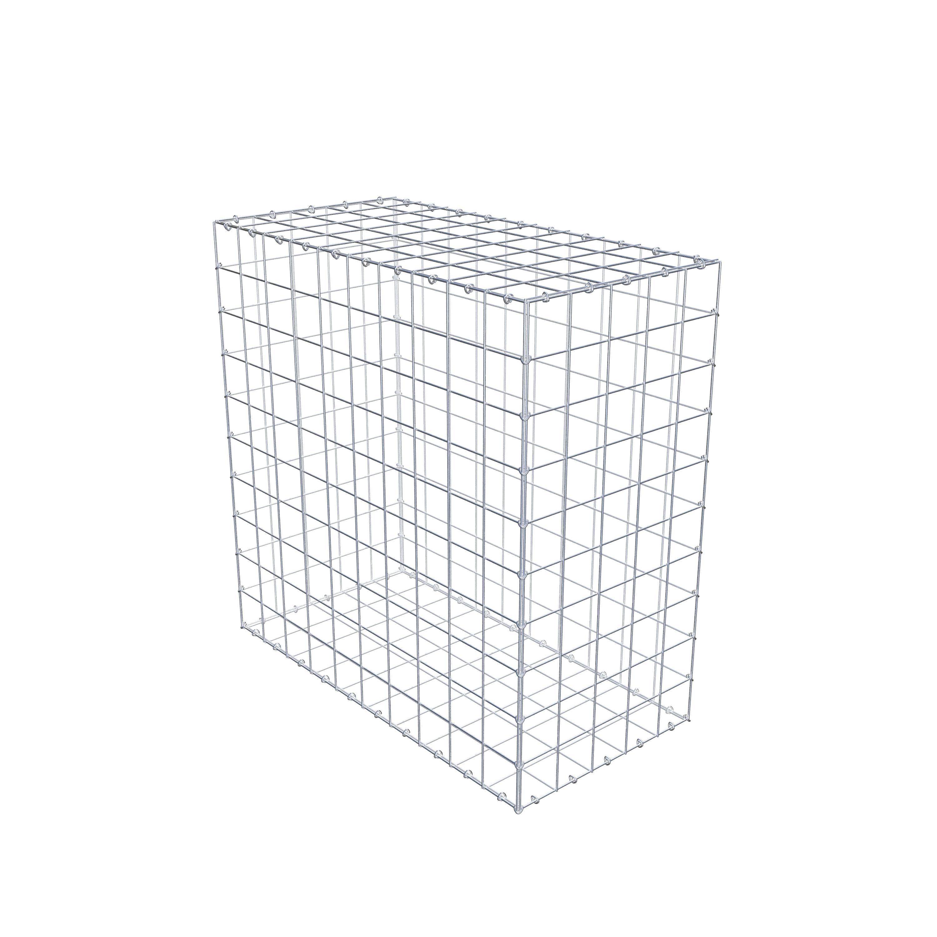 Gabion 100 cm x 100 cm x 50 cm (L x H x P), mailles 10 cm x 10 cm, anneau en C