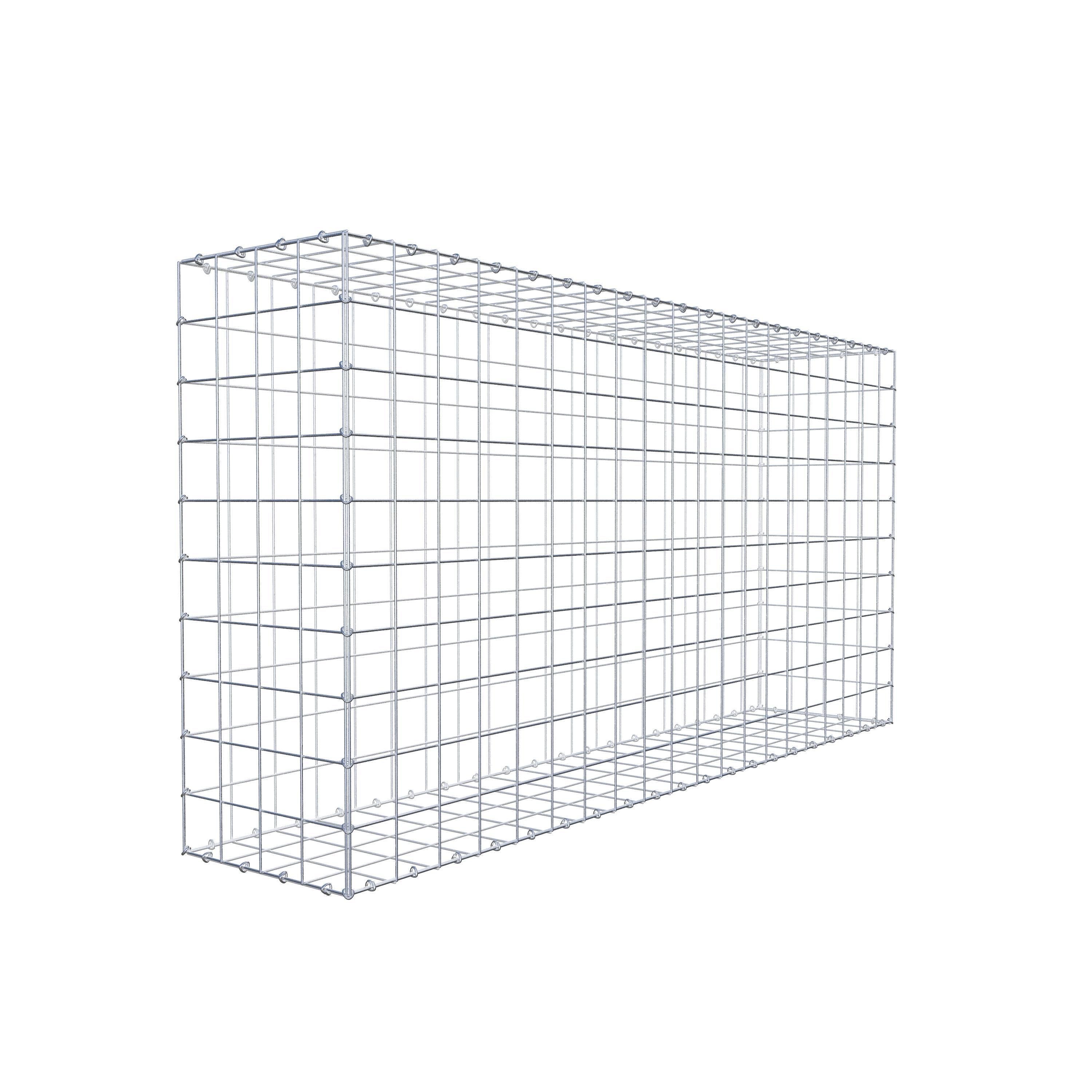 Gabion 200 cm x 100 cm x 40 cm (L x H x D), maskestørrelse 10 cm x 10 cm, C-ring