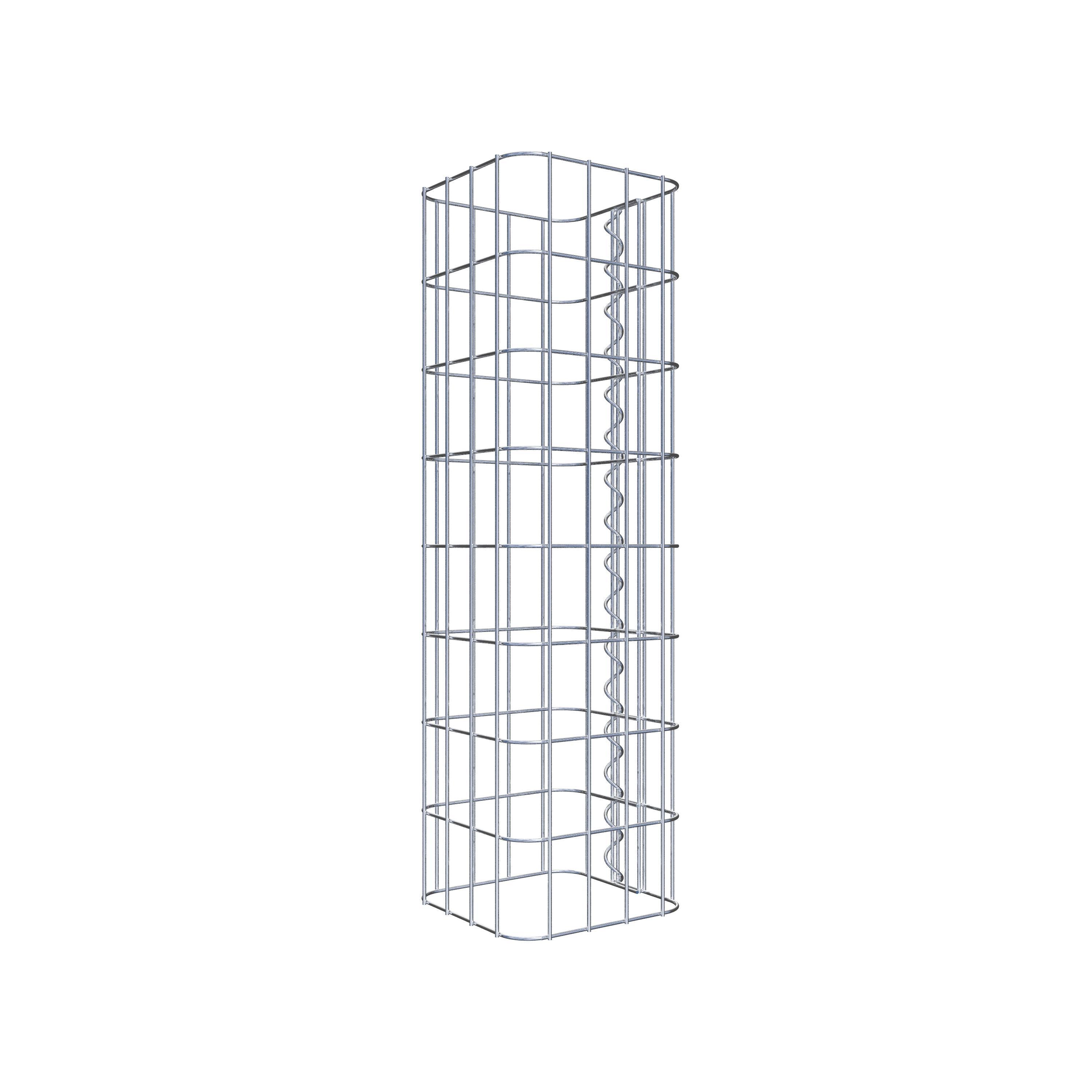 Columna de gaviones 22 x 22 cm, cuadrado MW 5 x 10 cm