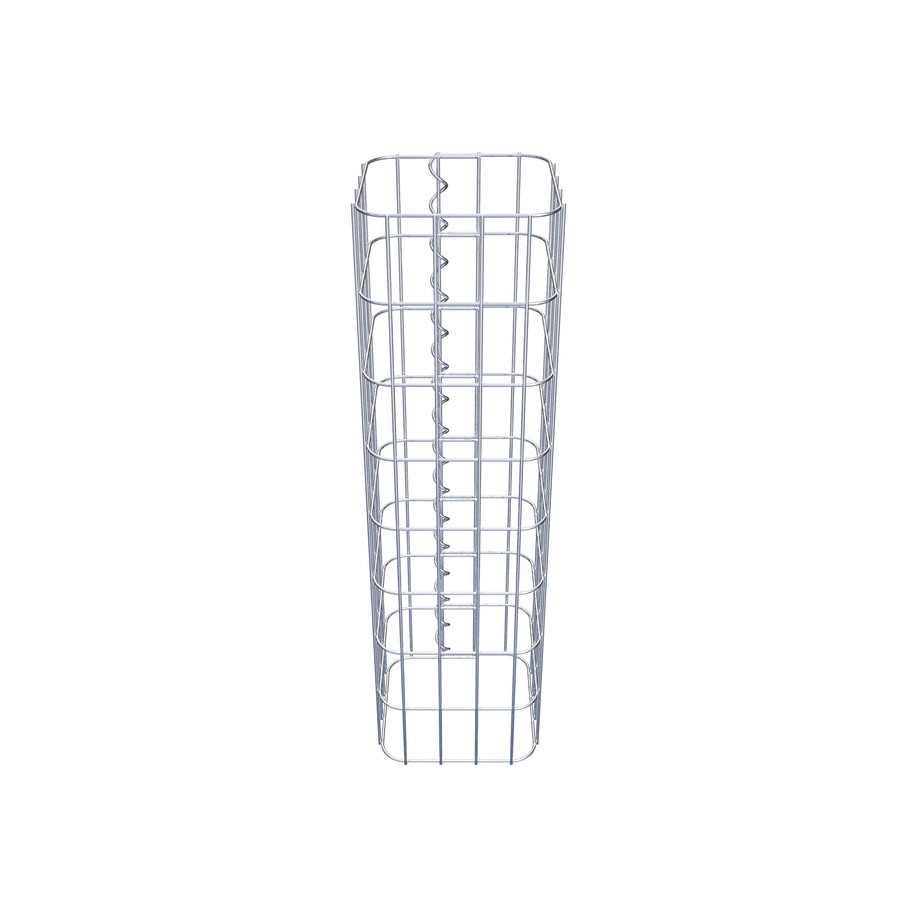 Columna de gaviones 22 x 22 cm, cuadrado MW 5 x 10 cm