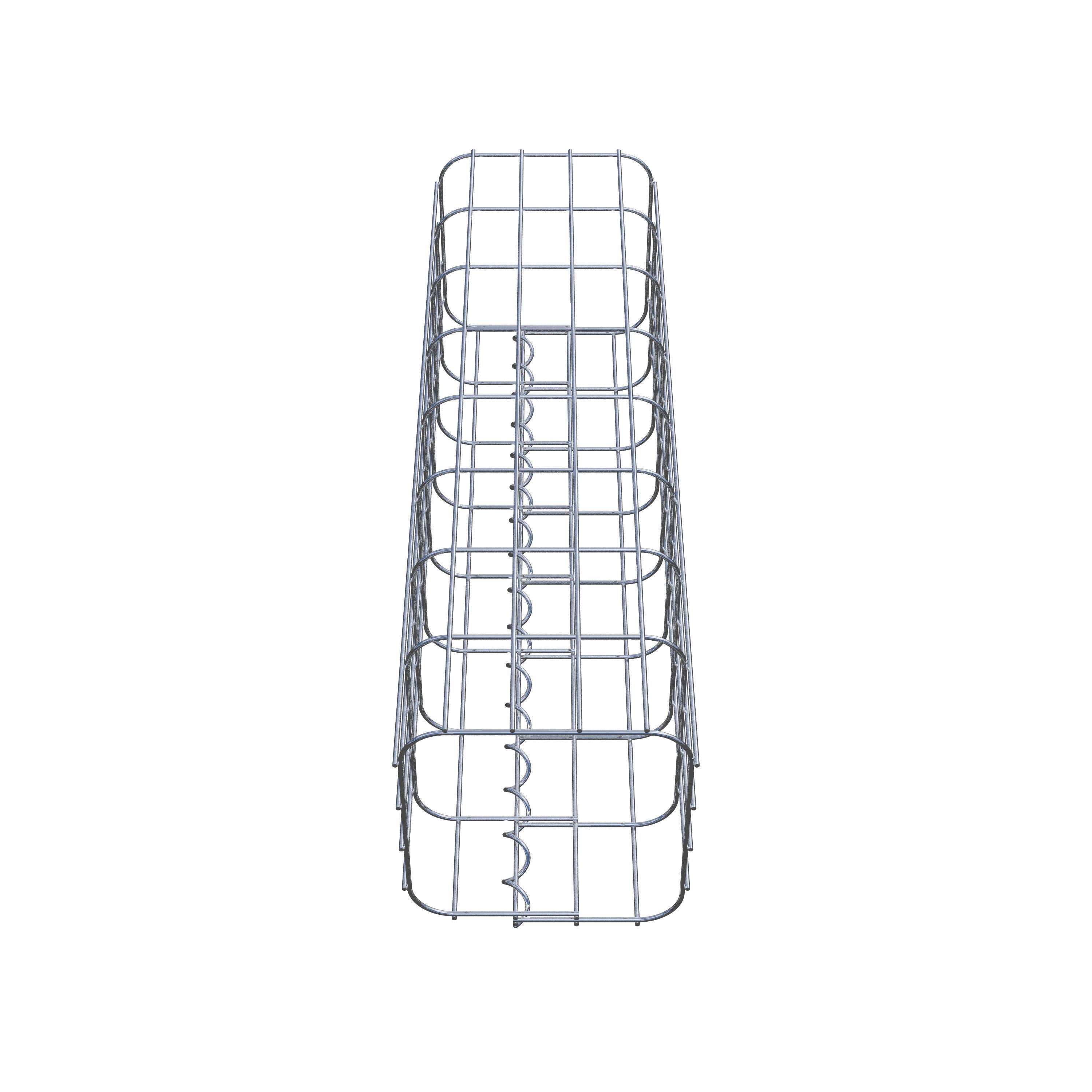 Columna de gaviones 22 x 22 cm, cuadrado MW 5 x 10 cm