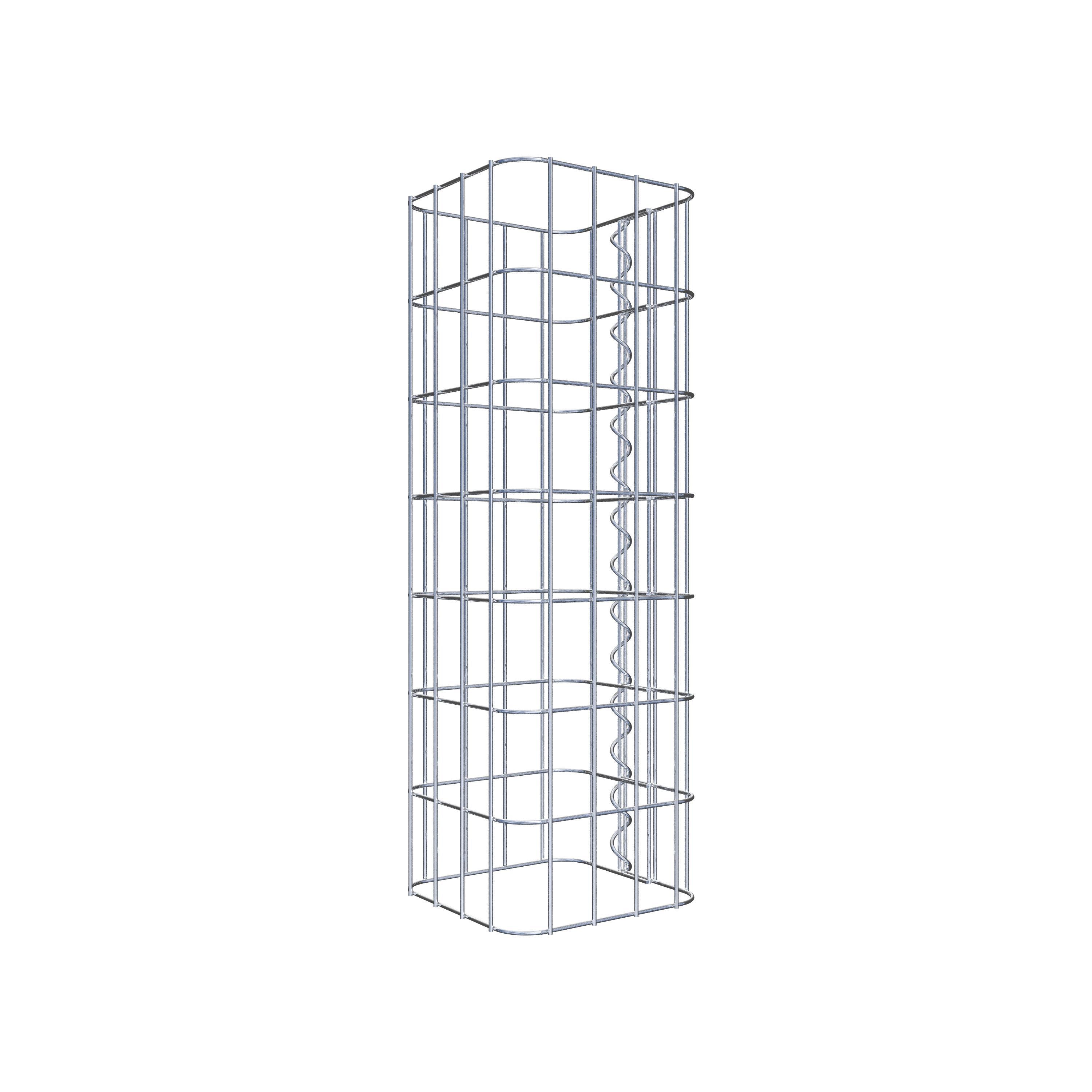 Columna de gaviones 22 x 22 cm, cuadrado MW 5 x 10 cm
