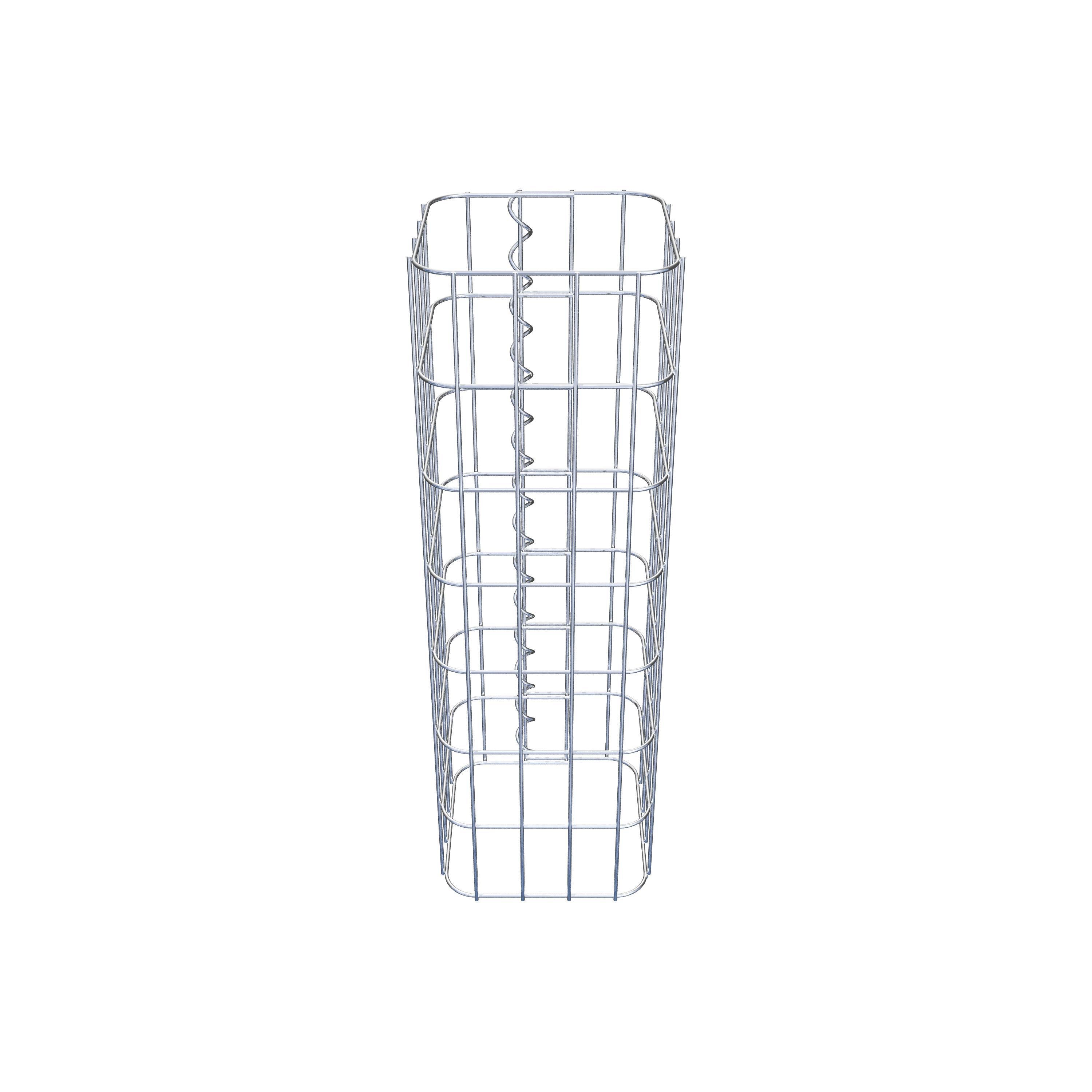 Columna de gaviones 22 x 22 cm, cuadrado MW 5 x 10 cm