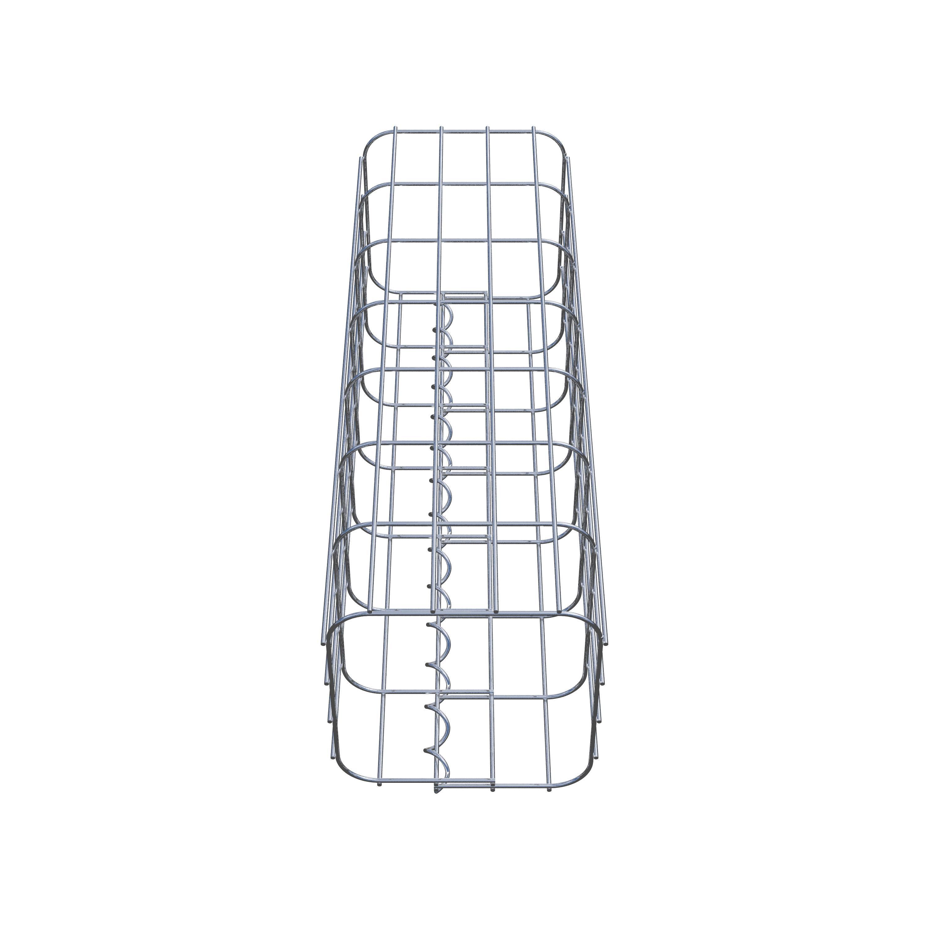 Columna de gaviones 22 x 22 cm, cuadrado MW 5 x 10 cm
