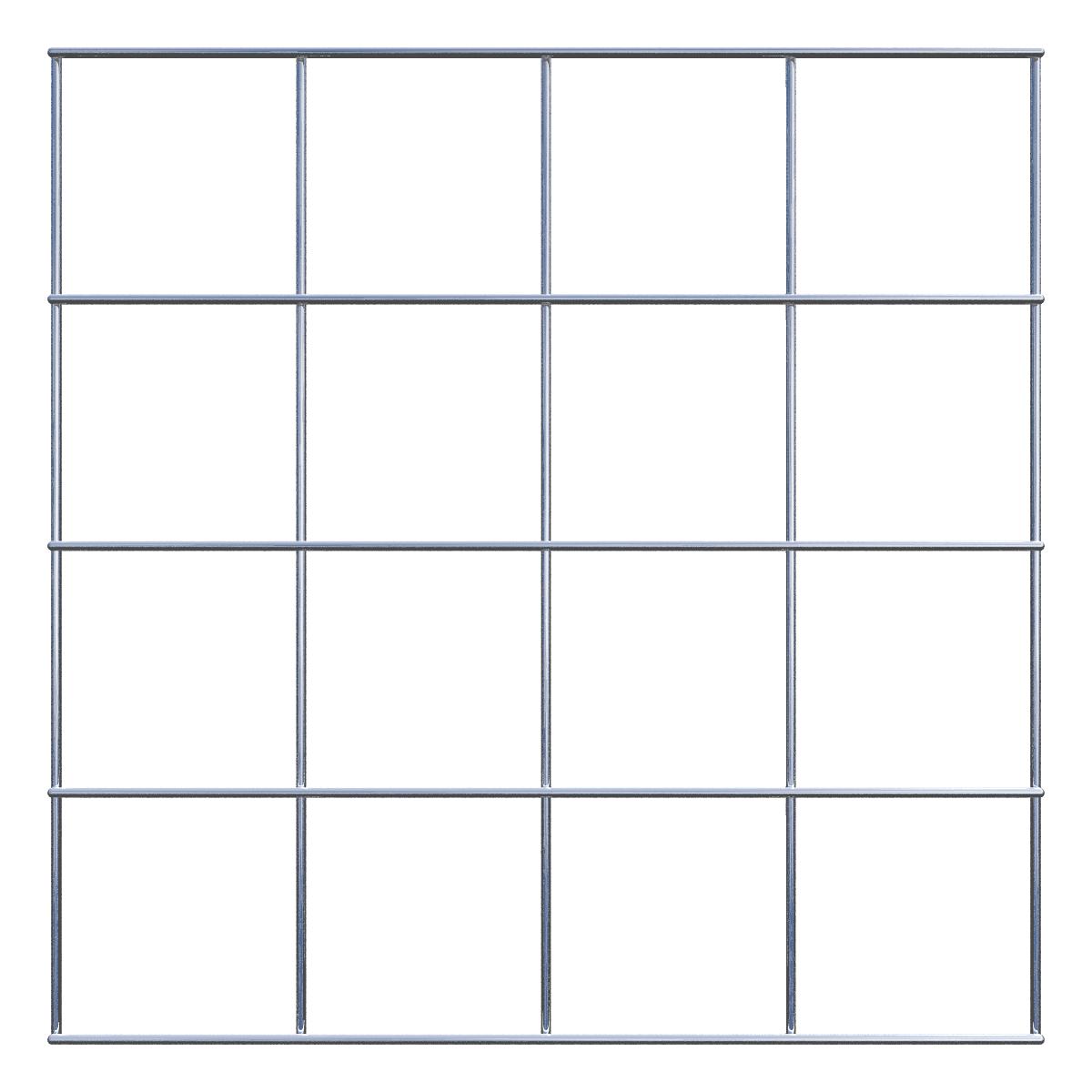 Decorative trellis / trellis (including mounting material) mesh size 10 x 10 cm