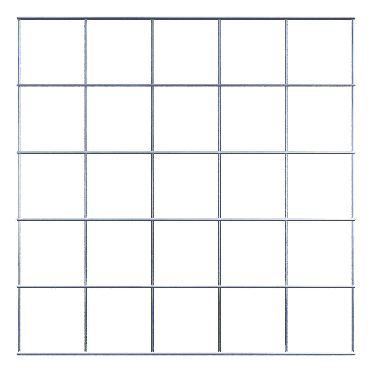 Decorative trellis / trellis (including mounting material) mesh size 10 x 10 cm