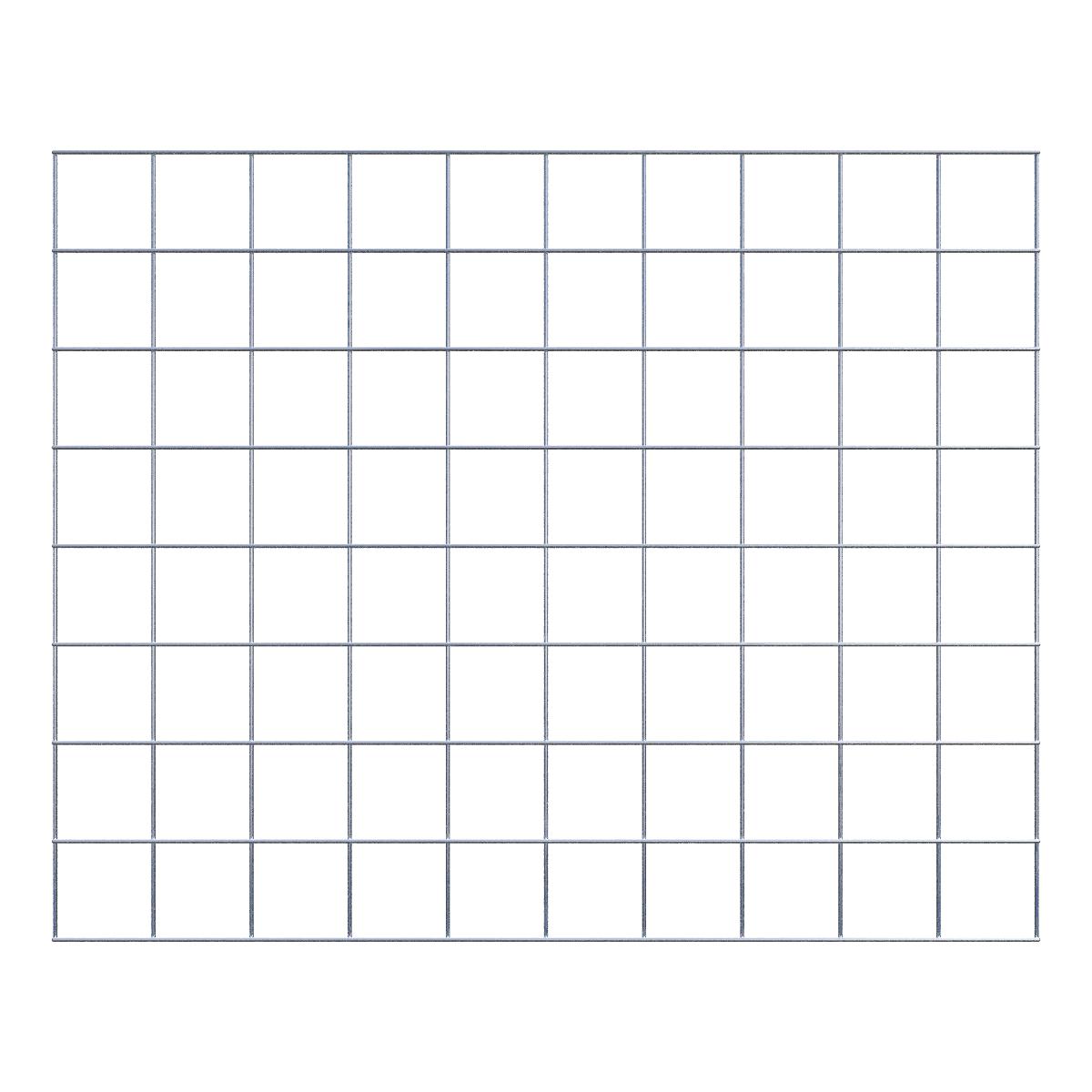 Decorative trellis / trellis (including mounting material) mesh size 10 x 10 cm
