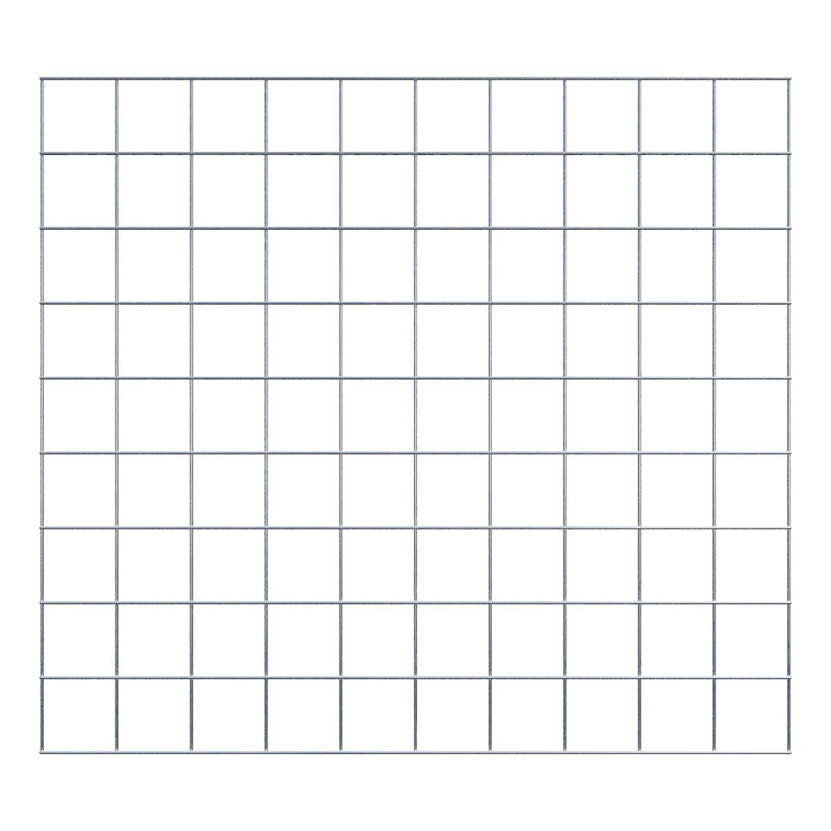 Decorative trellis / trellis (including mounting material) mesh size 10 x 10 cm