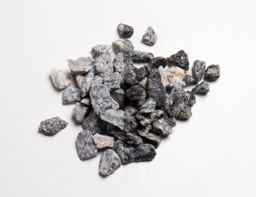 Trucioli di granito grigio Gabiona 11 - 16 mm, peso: 1.000 kg