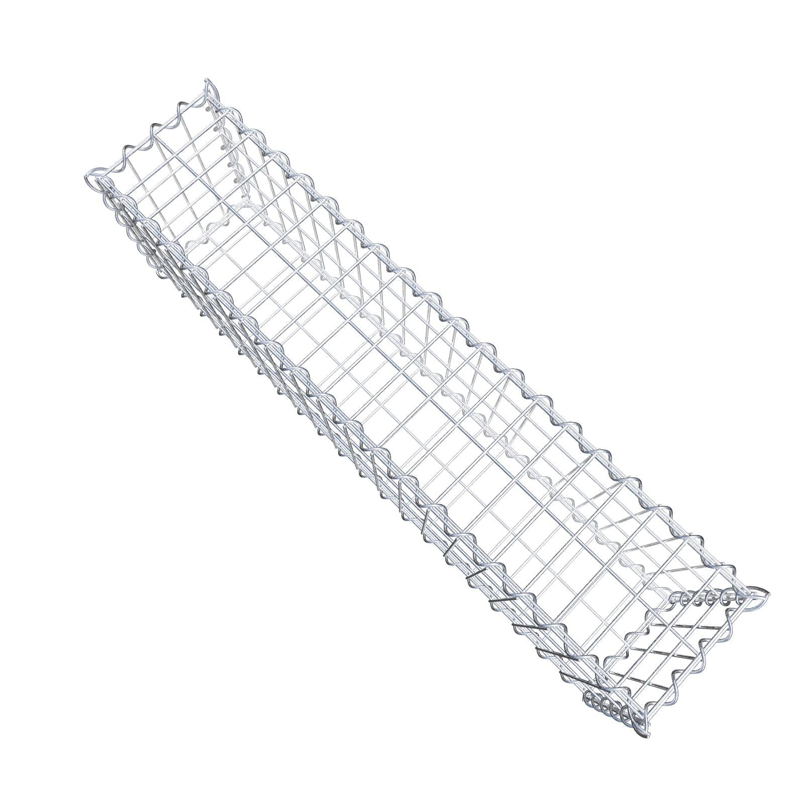 2er Set Gabionen 100 cm x 30 cm x 20 cm (L x H x T), Maschenweite 5 x 10 cm, Spirale