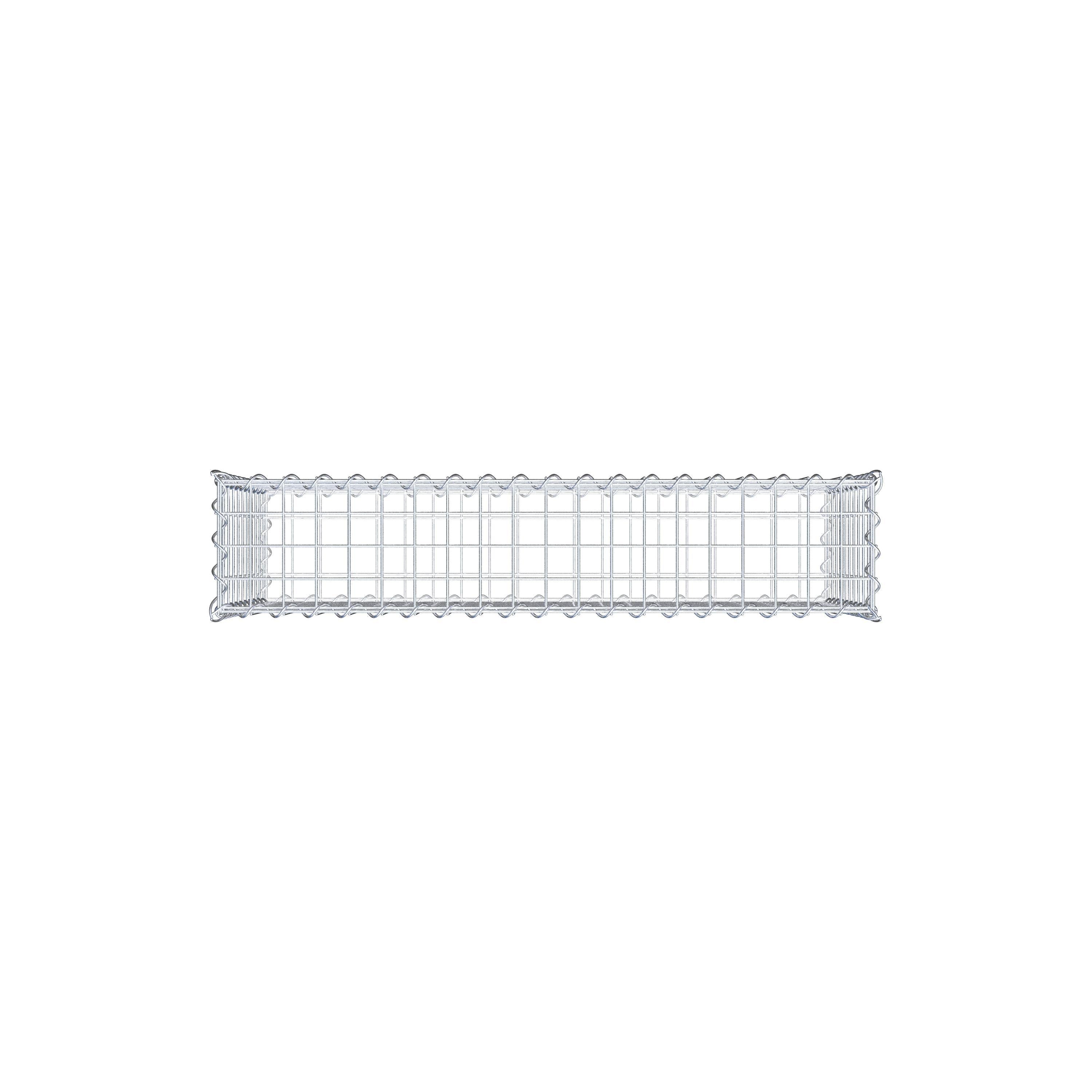 2er Set Gabionen 100 cm x 50 cm x 20 cm (L x H x T), Maschenweite 5 x 5 cm, Spirale